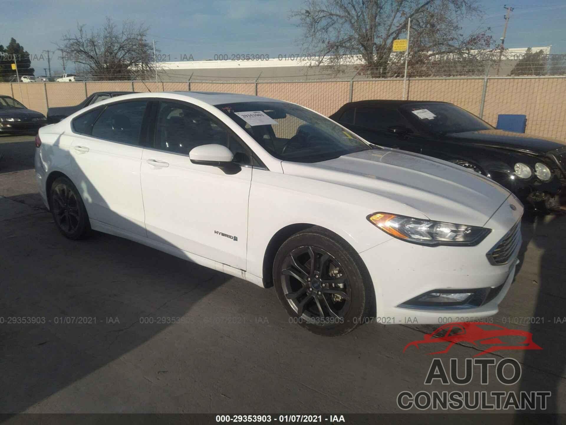 FORD FUSION HYBRID 2018 - 3FA6P0LU5JR124941