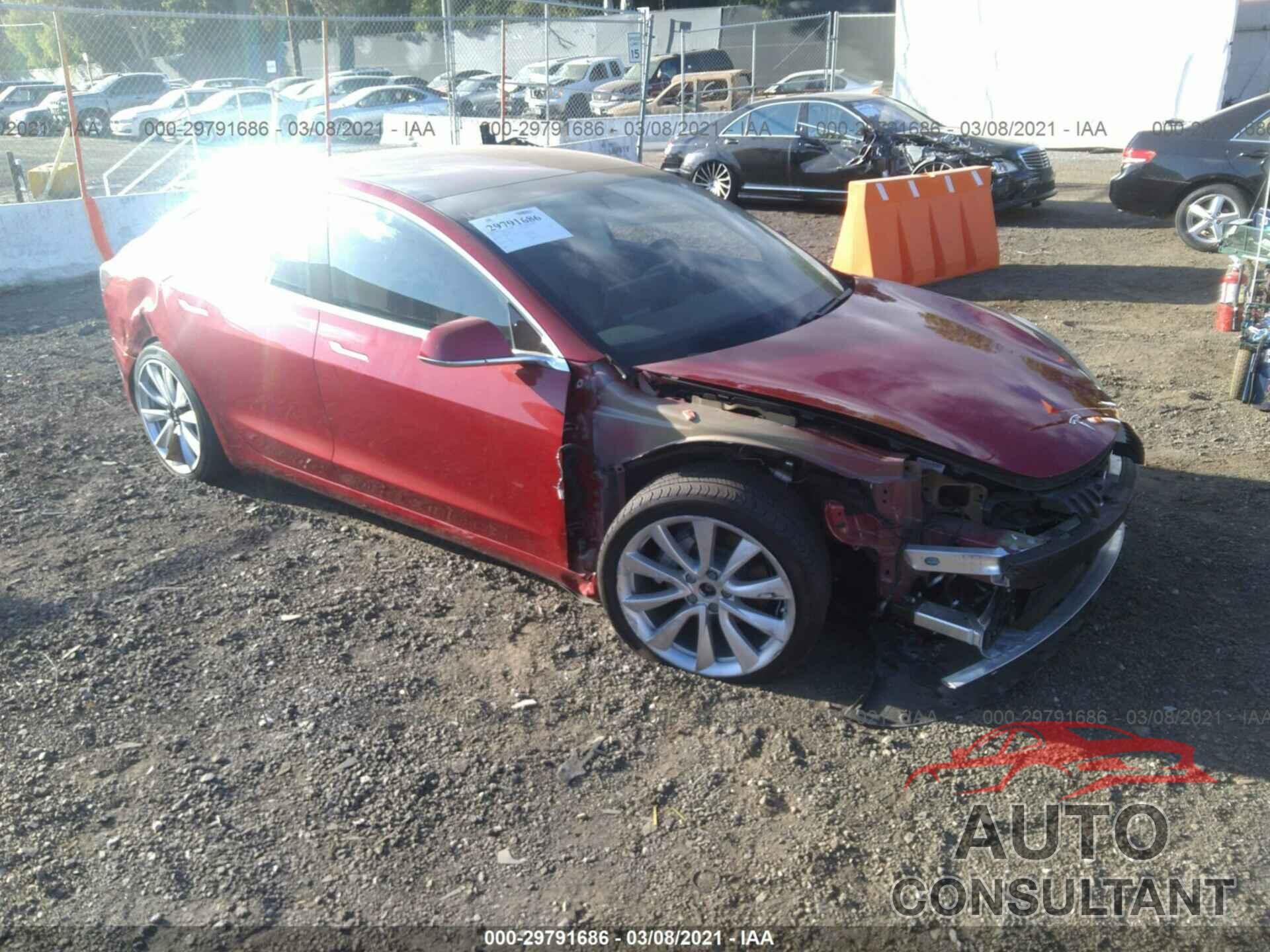 TESLA MODEL 3 2019 - 5YJ3E1EB6KF193967