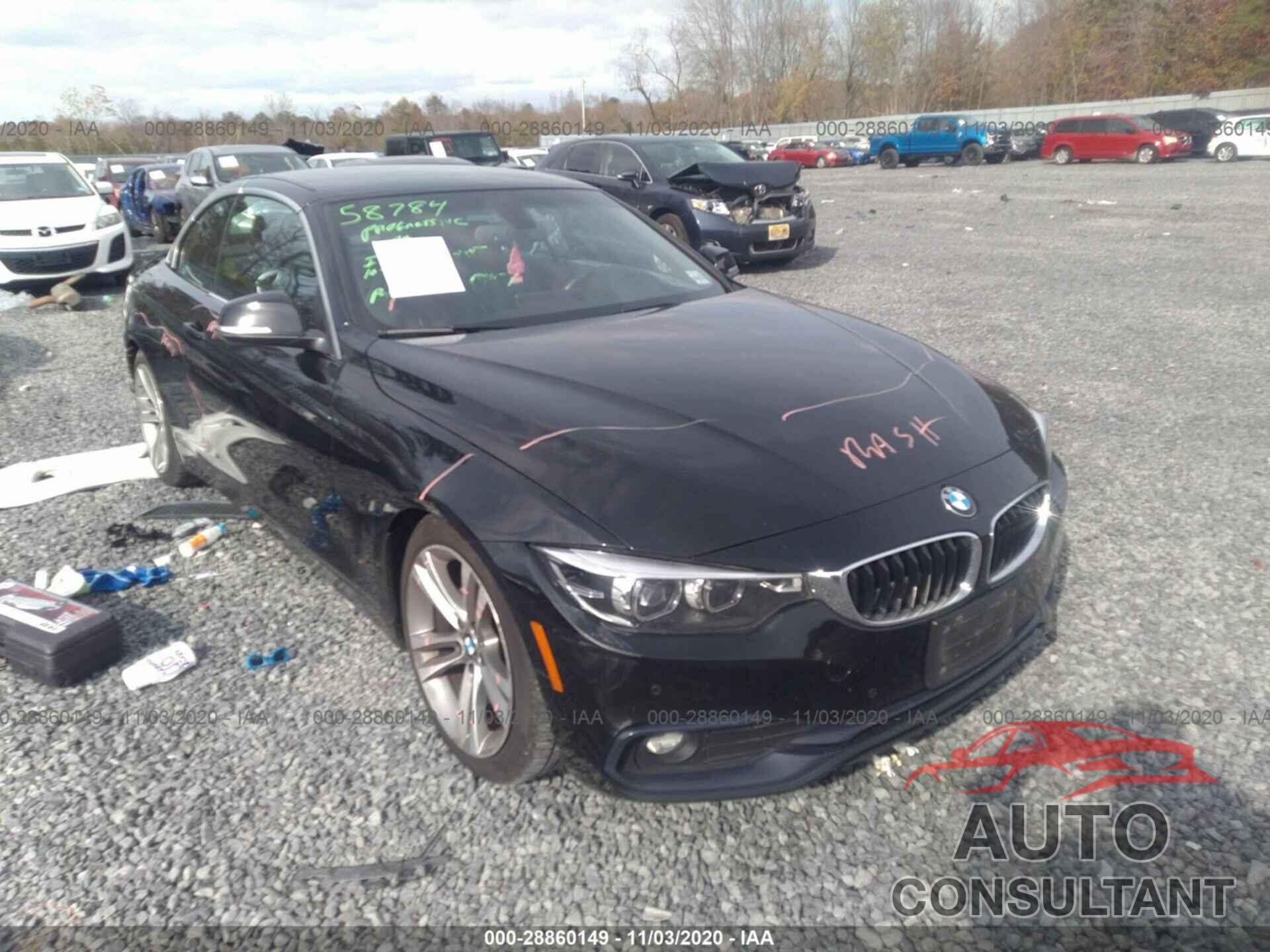 BMW 4 SERIES 2018 - WBA4Z1C56JEA31164