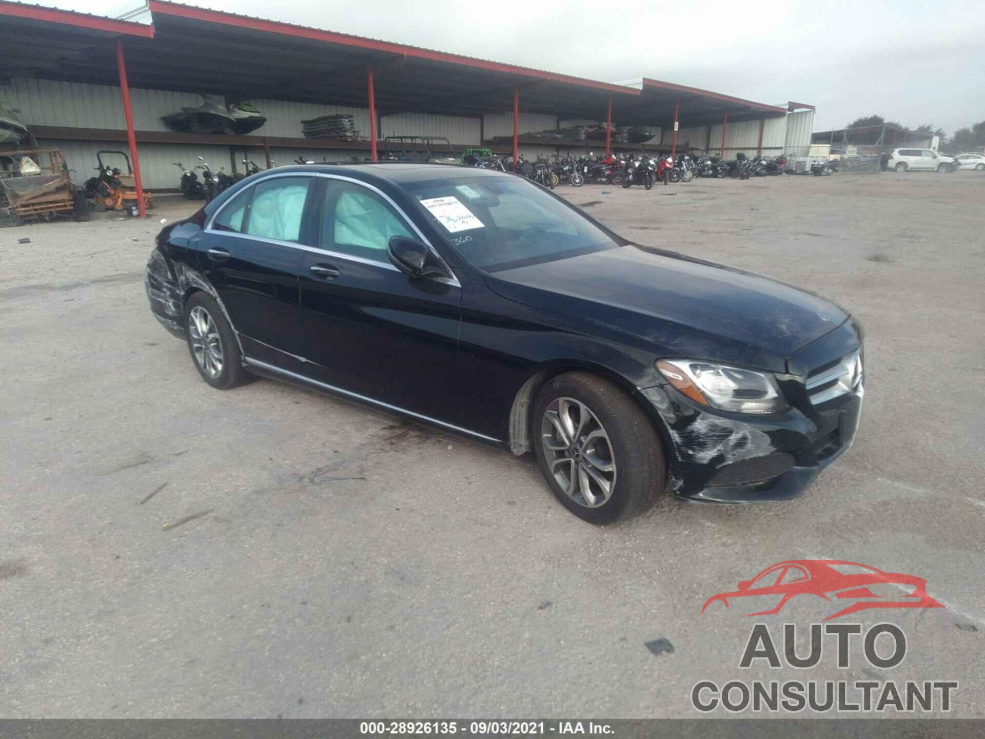 MERCEDES-BENZ C-CLASS 2018 - 55SWF4JB5JU271184