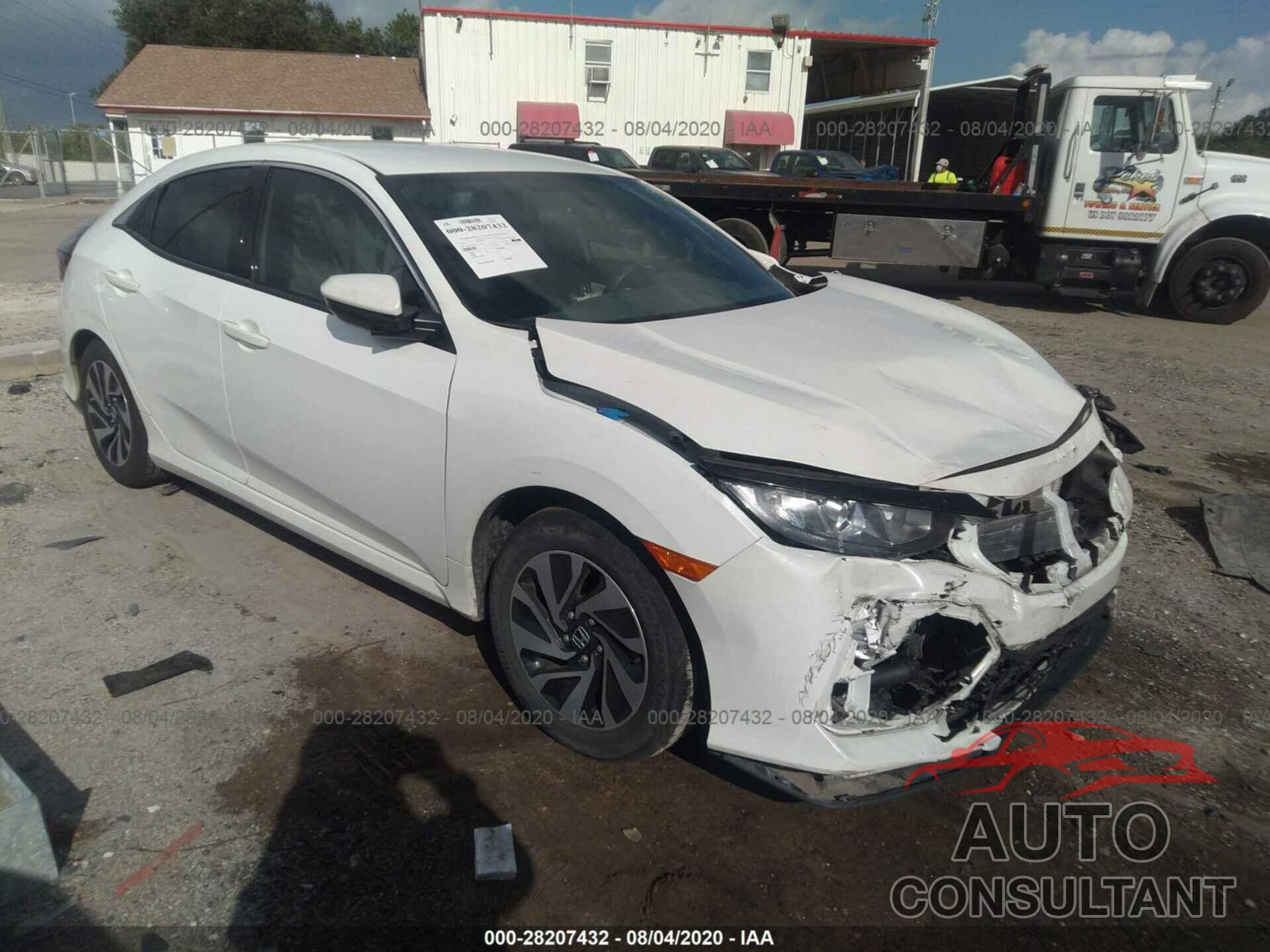 HONDA CIVIC HATCHBACK 2018 - SHHFK7H29JU237509