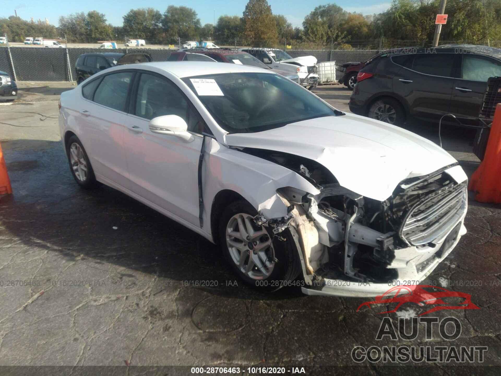 FORD FUSION 2016 - 1FA6P0H7XG5102075