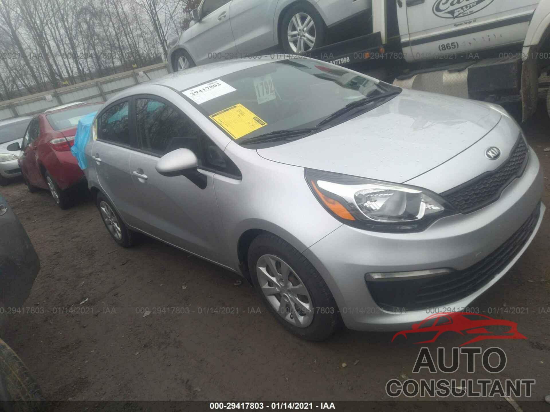 KIA RIO 2017 - KNADM4A36H6014853