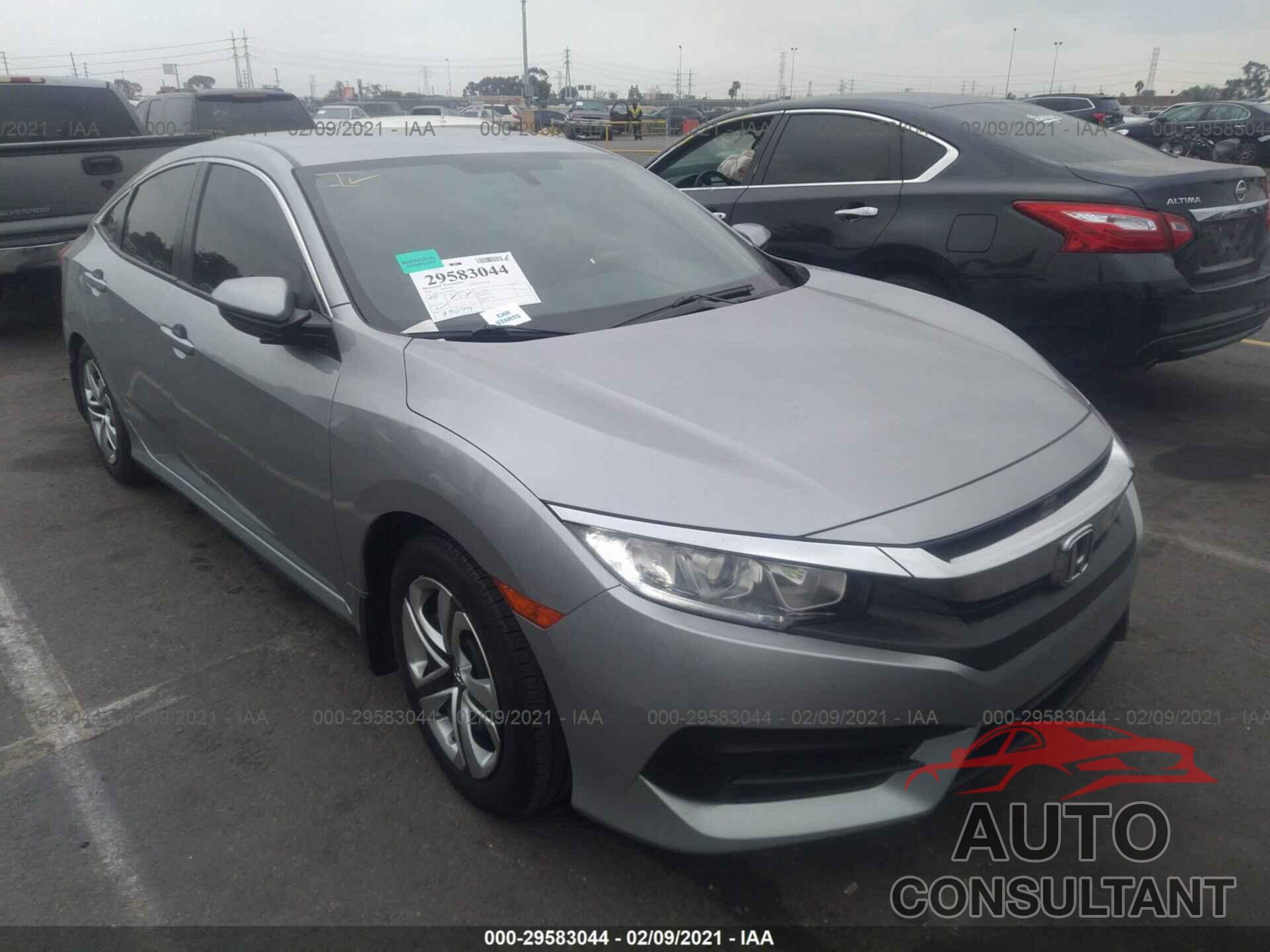 HONDA CIVIC SEDAN 2016 - 19XFC2F52GE030098