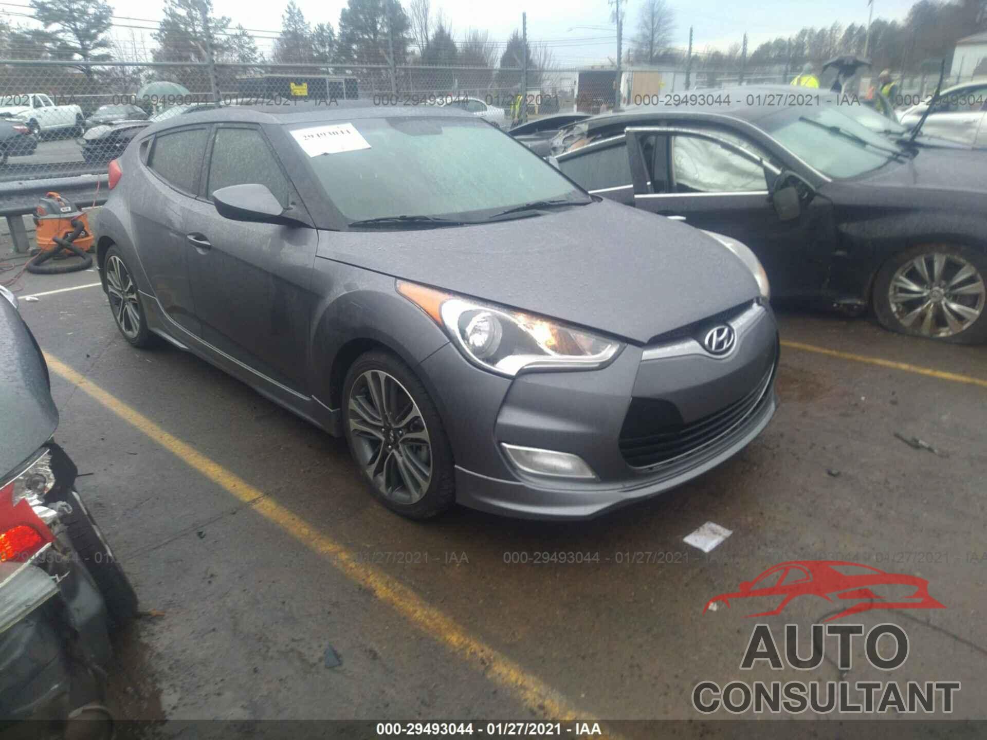 HYUNDAI VELOSTER 2016 - KMHTC6AD7GU278353