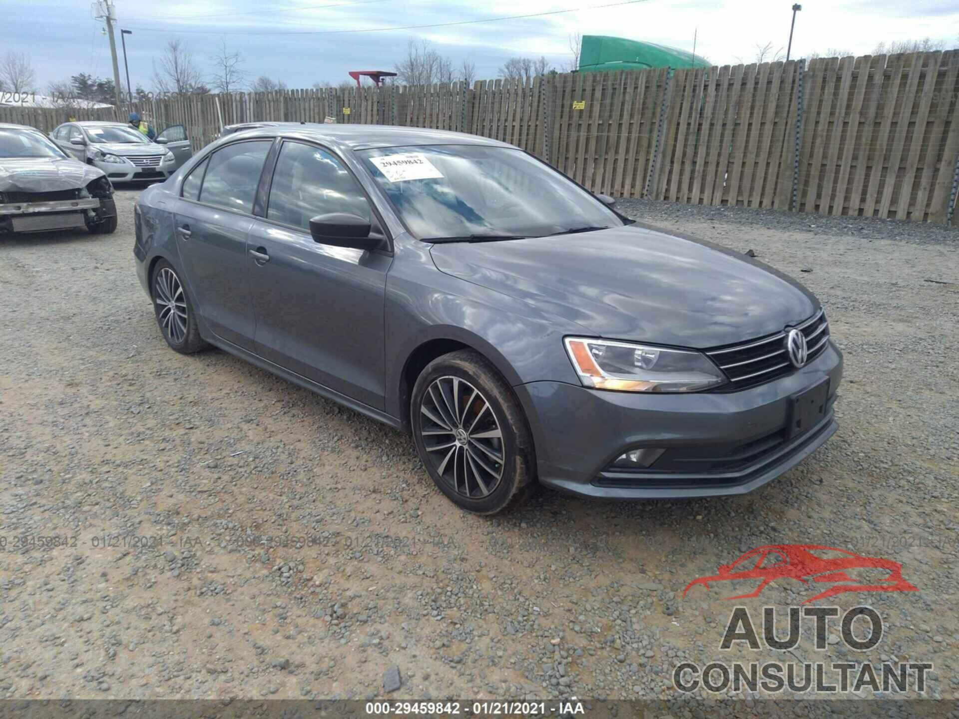 VOLKSWAGEN JETTA SEDAN 2016 - 3VWD17AJ8GM415070