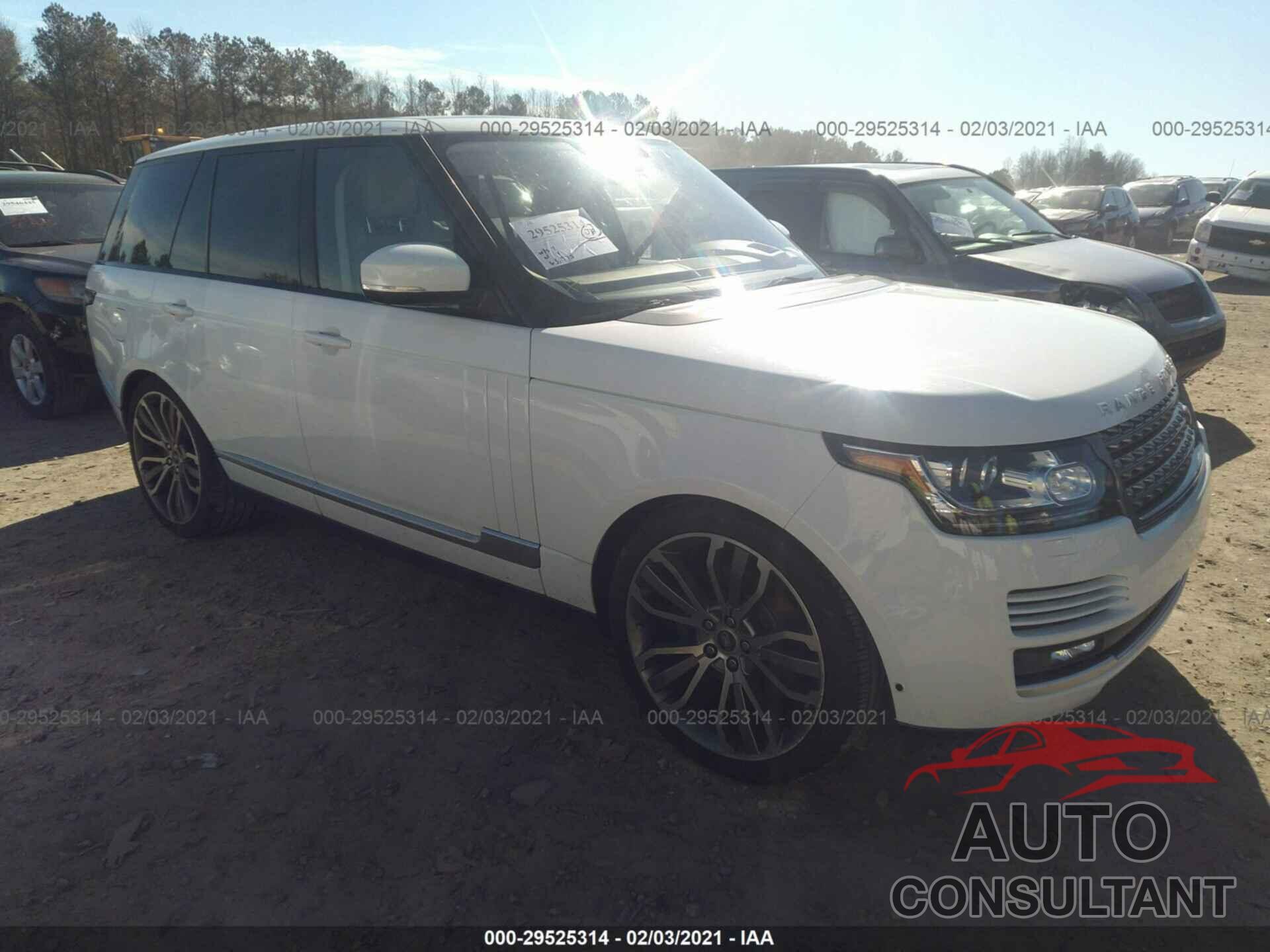 LAND ROVER RANGE ROVER 2016 - SALGR2PF0GA310933