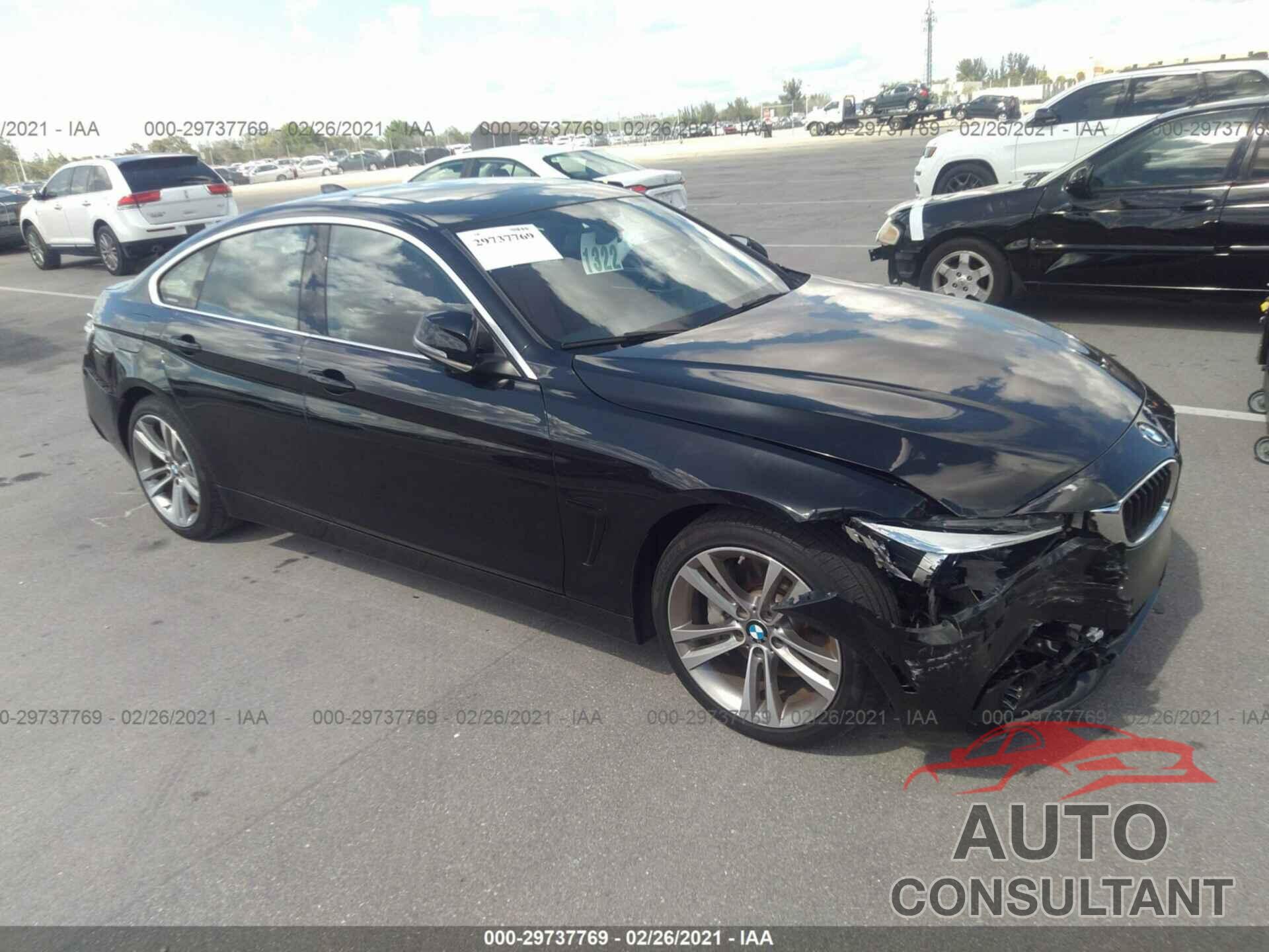 BMW 4 SERIES 2019 - WBA4J5C55KBM65011