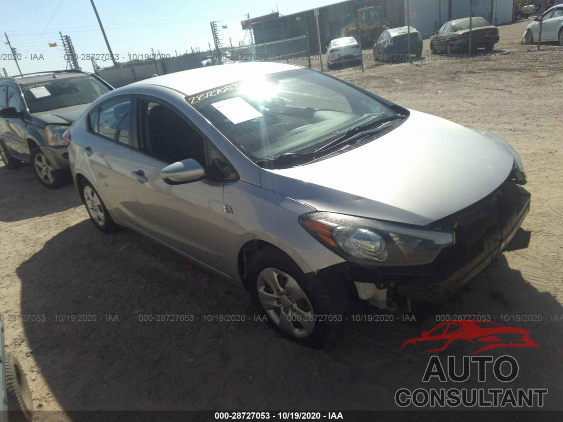 KIA FORTE 2016 - KNAFK4A63G5507533