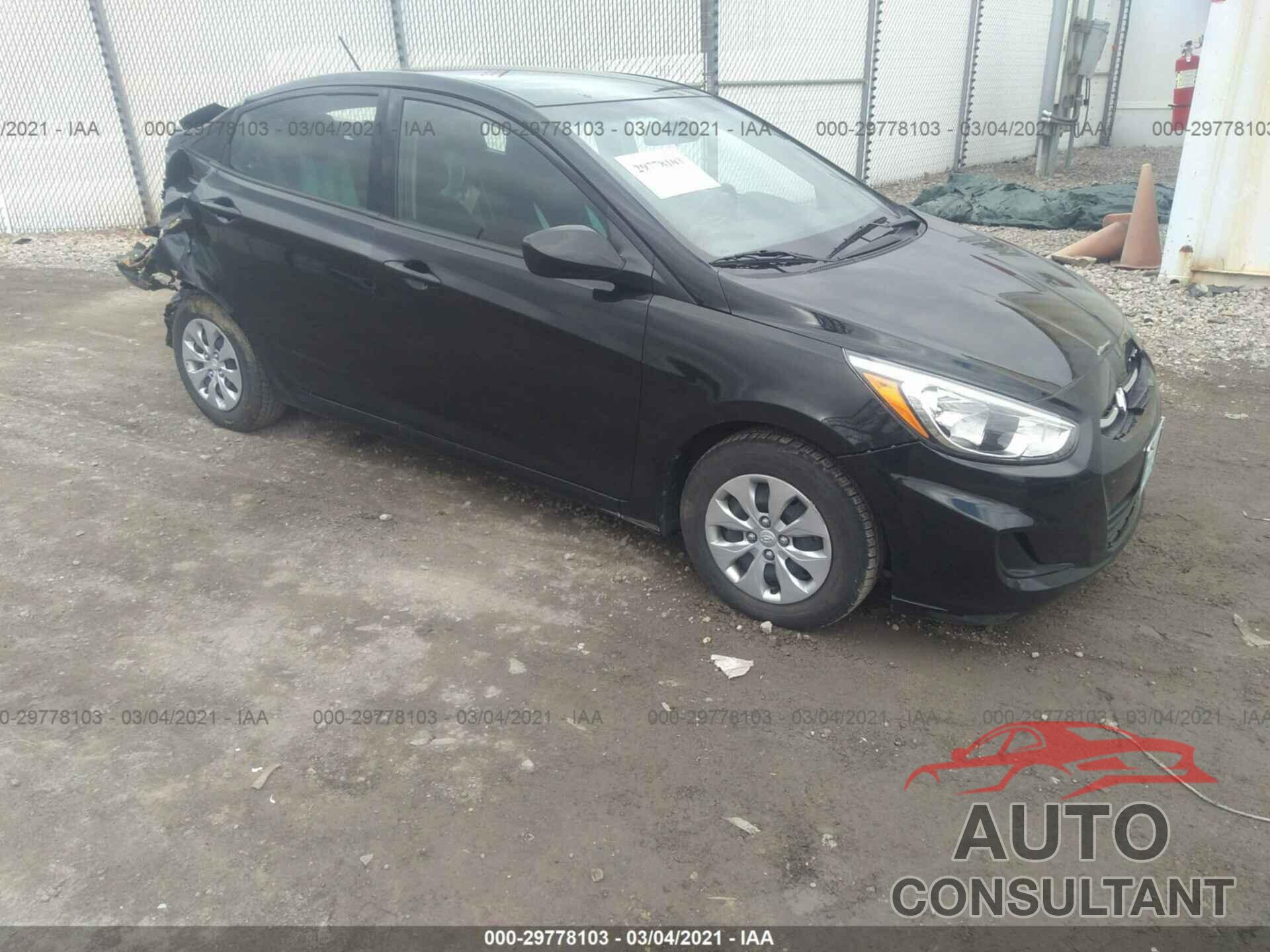 HYUNDAI ACCENT 2017 - KMHCT4AE9HU380106