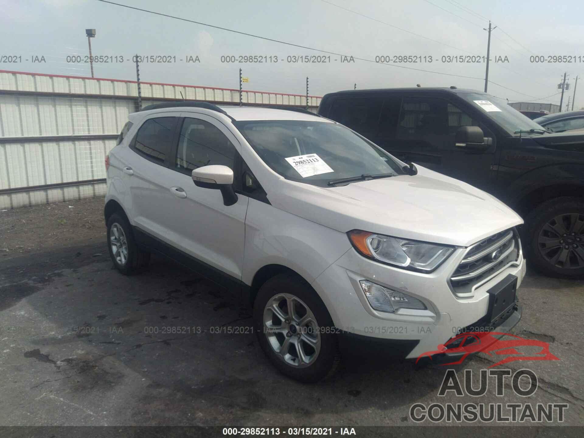 FORD ECOSPORT 2020 - MAJ6S3GL2LC327935