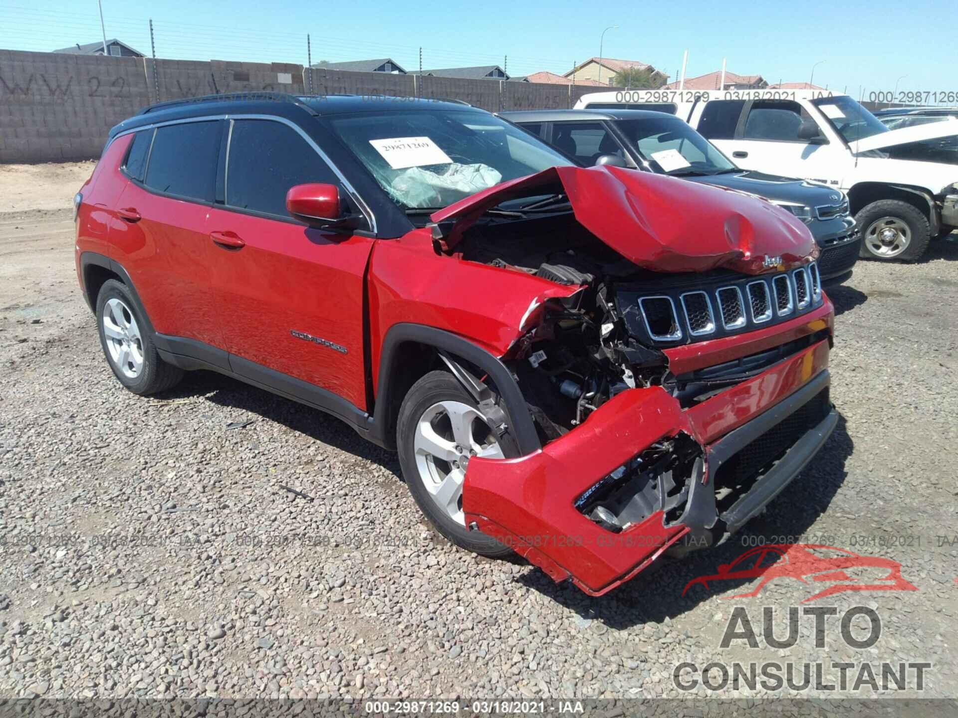 JEEP COMPASS 2018 - 3C4NJCBB2JT368879