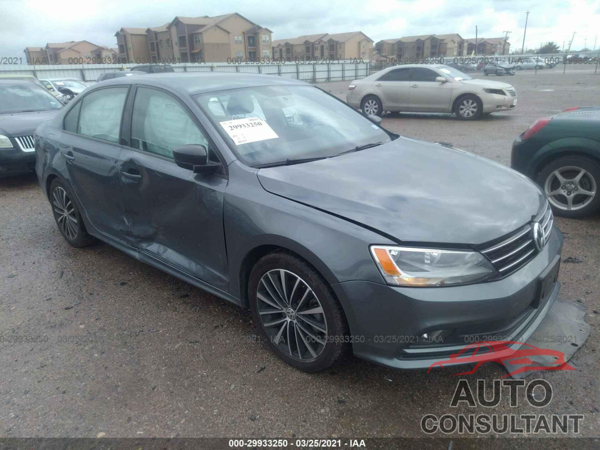 VOLKSWAGEN JETTA SEDAN 2016 - 3VWD17AJ4GM398638