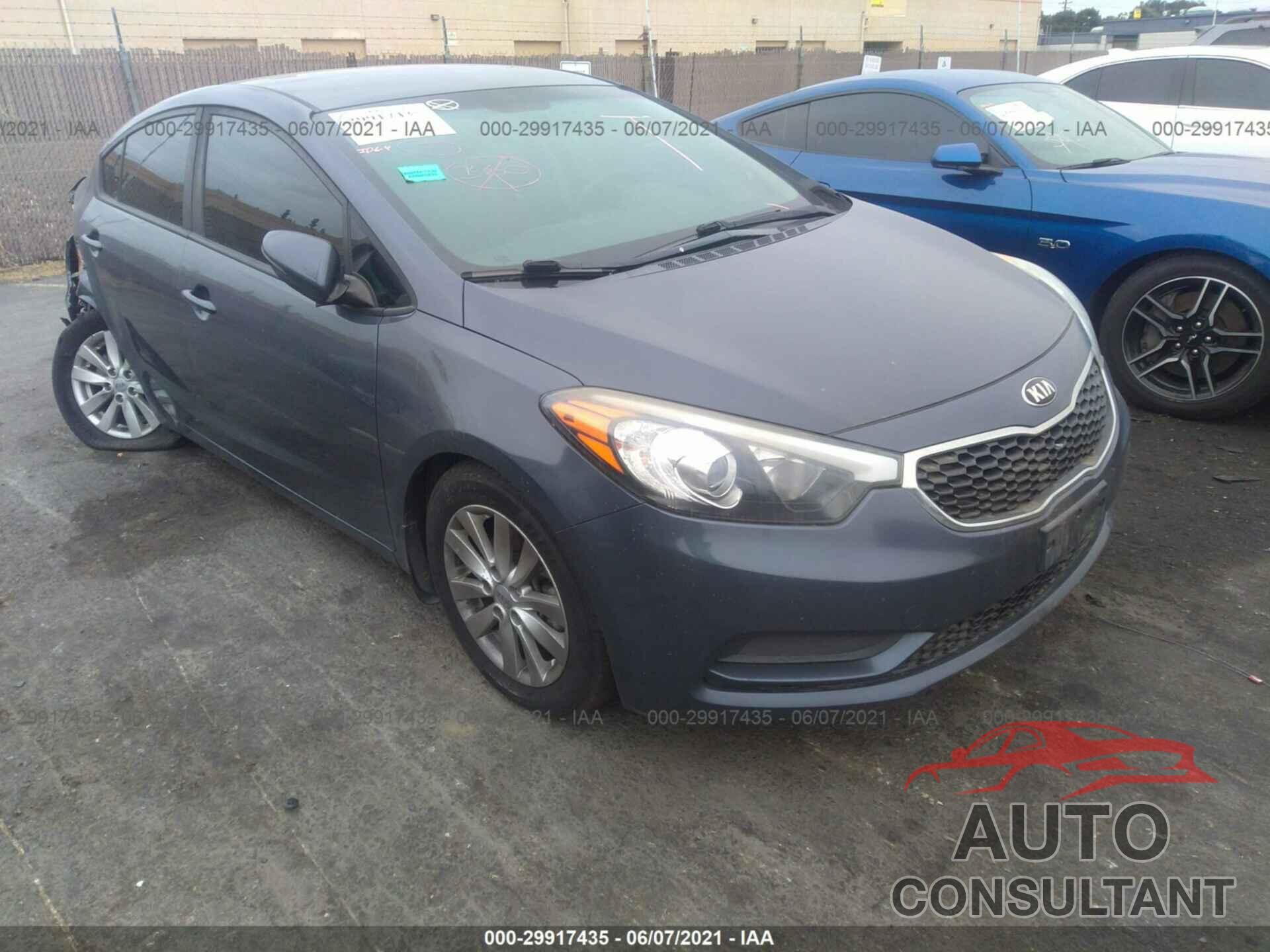 KIA FORTE 2016 - KNAFX4A63G5589961