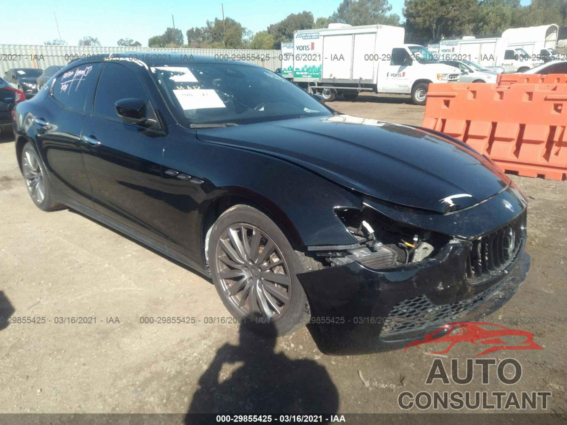 MASERATI GHIBLI 2017 - ZAM57RSA4H1212591