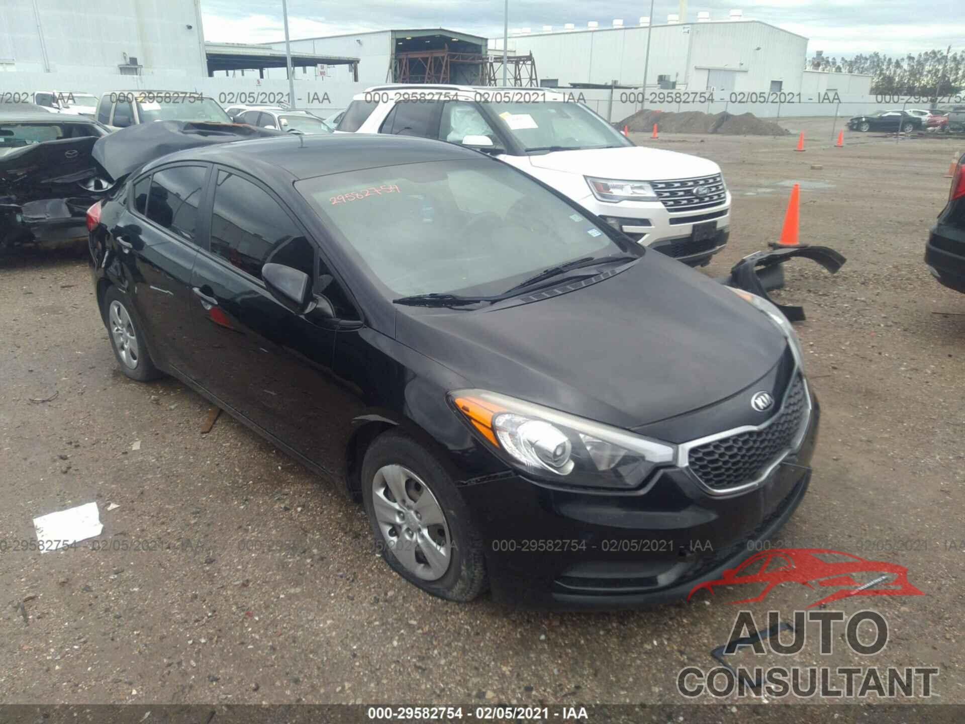 KIA FORTE 2016 - KNAFK4A62G5491809