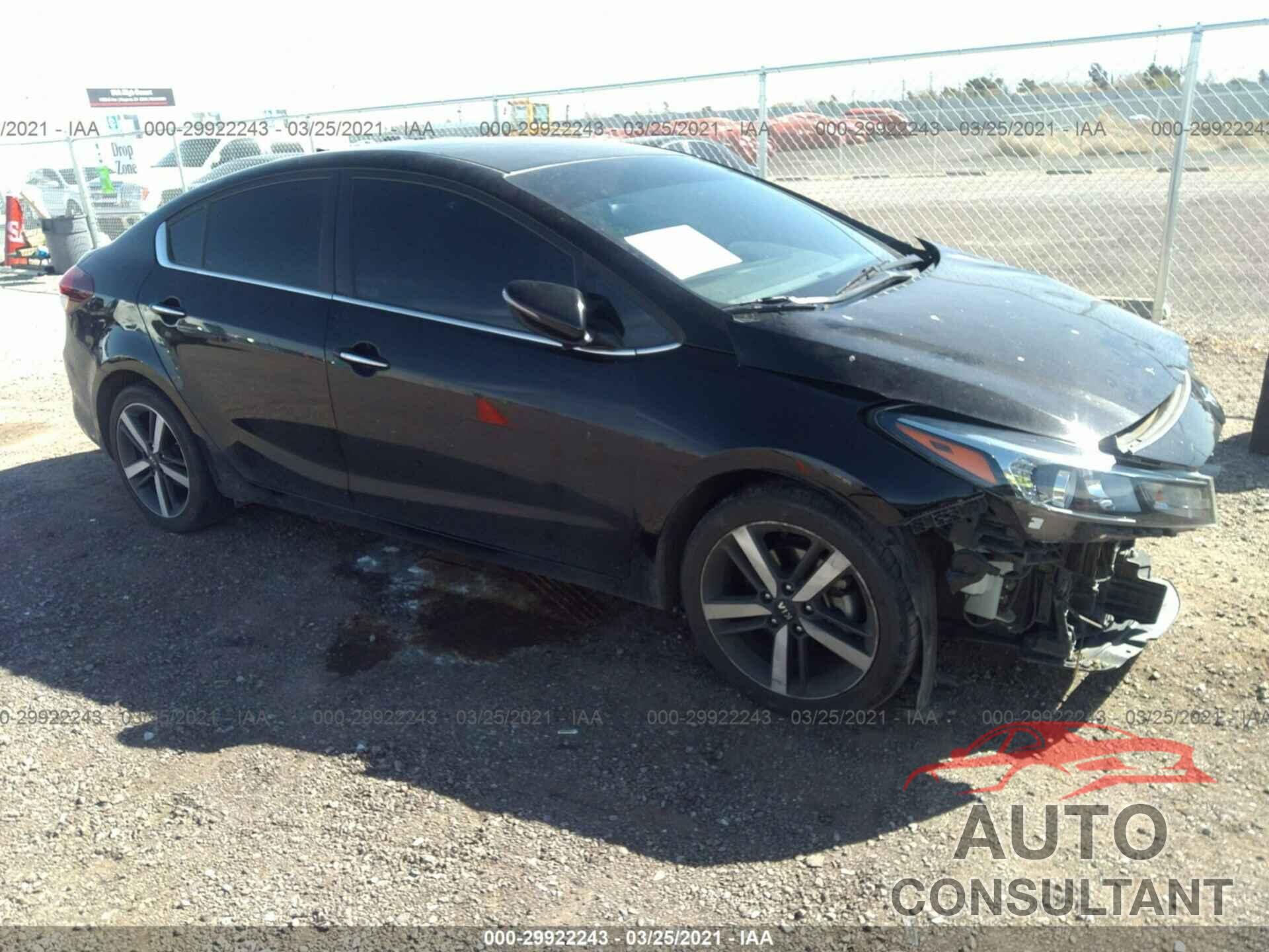 KIA FORTE 2018 - 3KPFL4A87JE235937