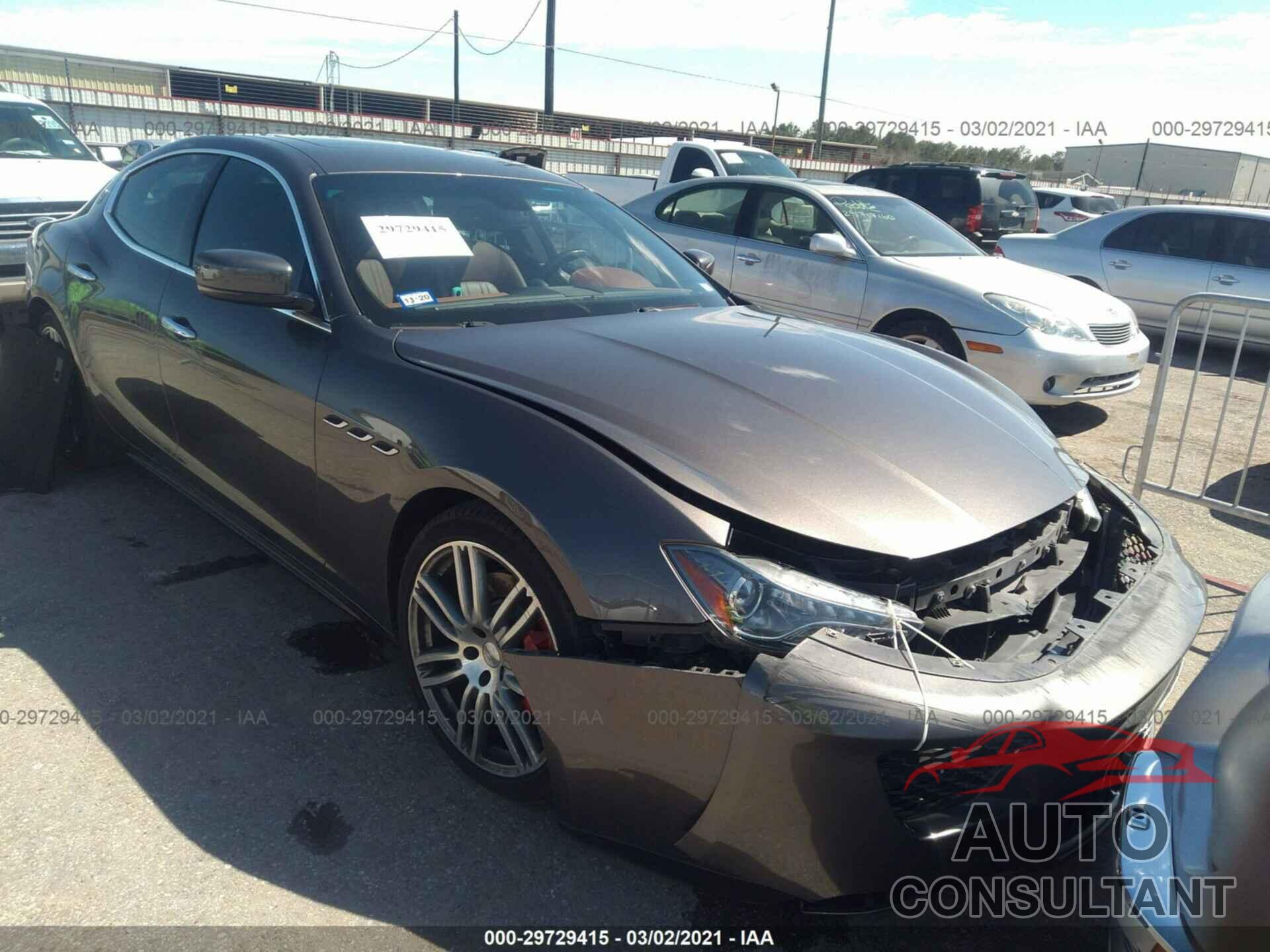 MASERATI GHIBLI 2016 - ZAM57RTA3G1165891