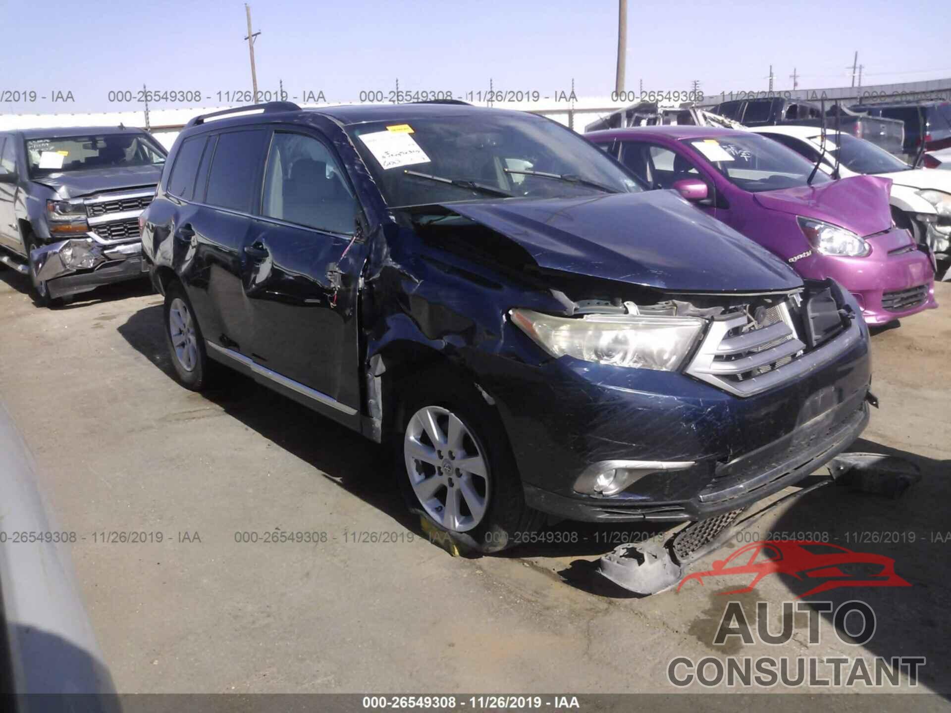 TOYOTA HIGHLANDER 2011 - 5TDZK3EH4BS044732