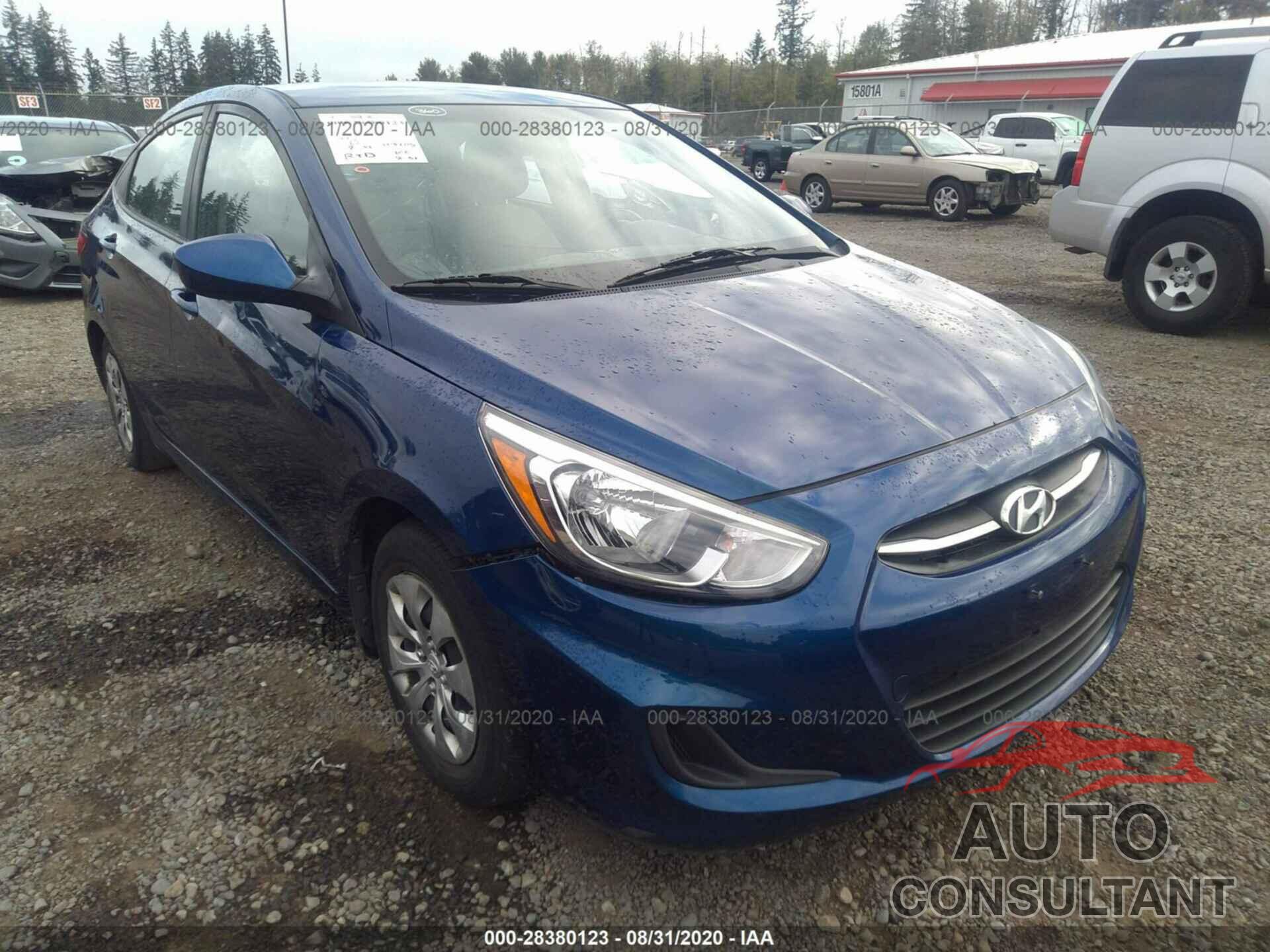 HYUNDAI ACCENT 2016 - KMHCT4AE0GU074703