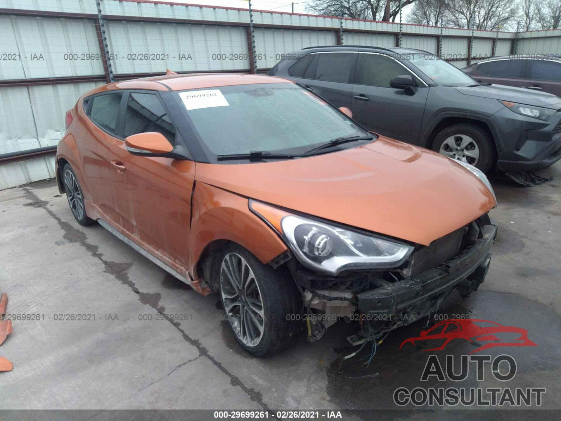 HYUNDAI VELOSTER 2016 - KMHTC6AE4GU275550