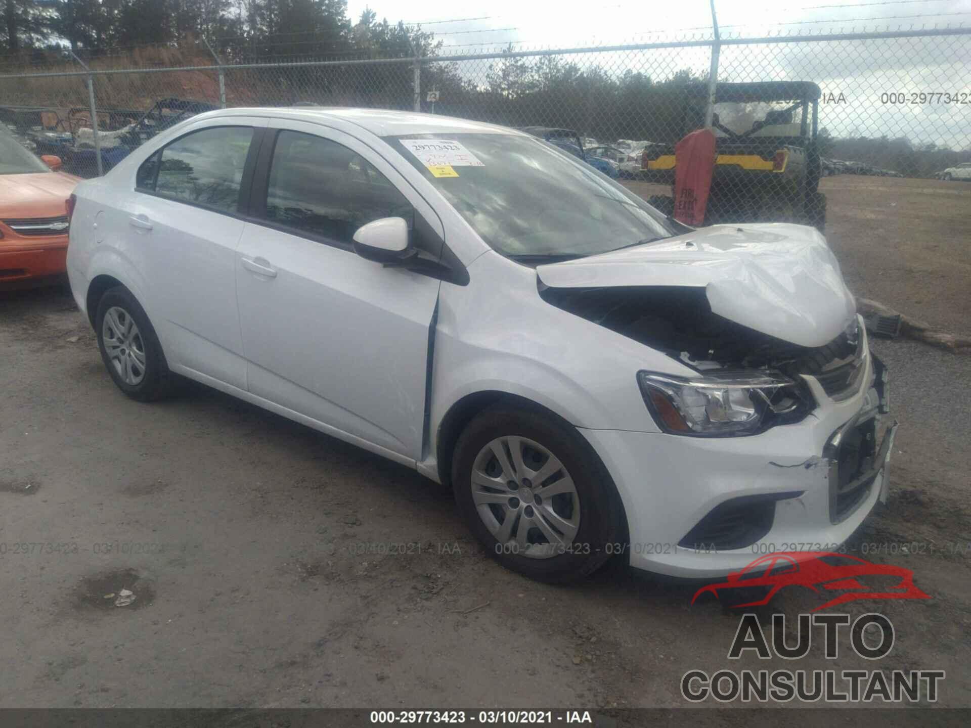 CHEVROLET SONIC 2020 - 1G1JB5SB9L4101117