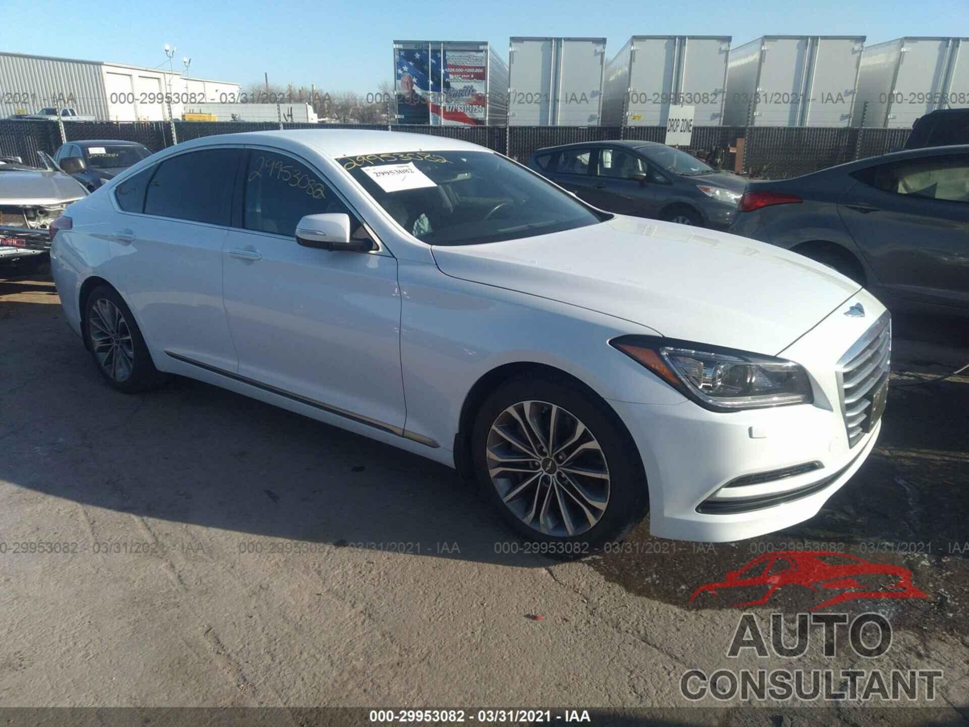 HYUNDAI GENESIS 2016 - KMHGN4JEXGU111543