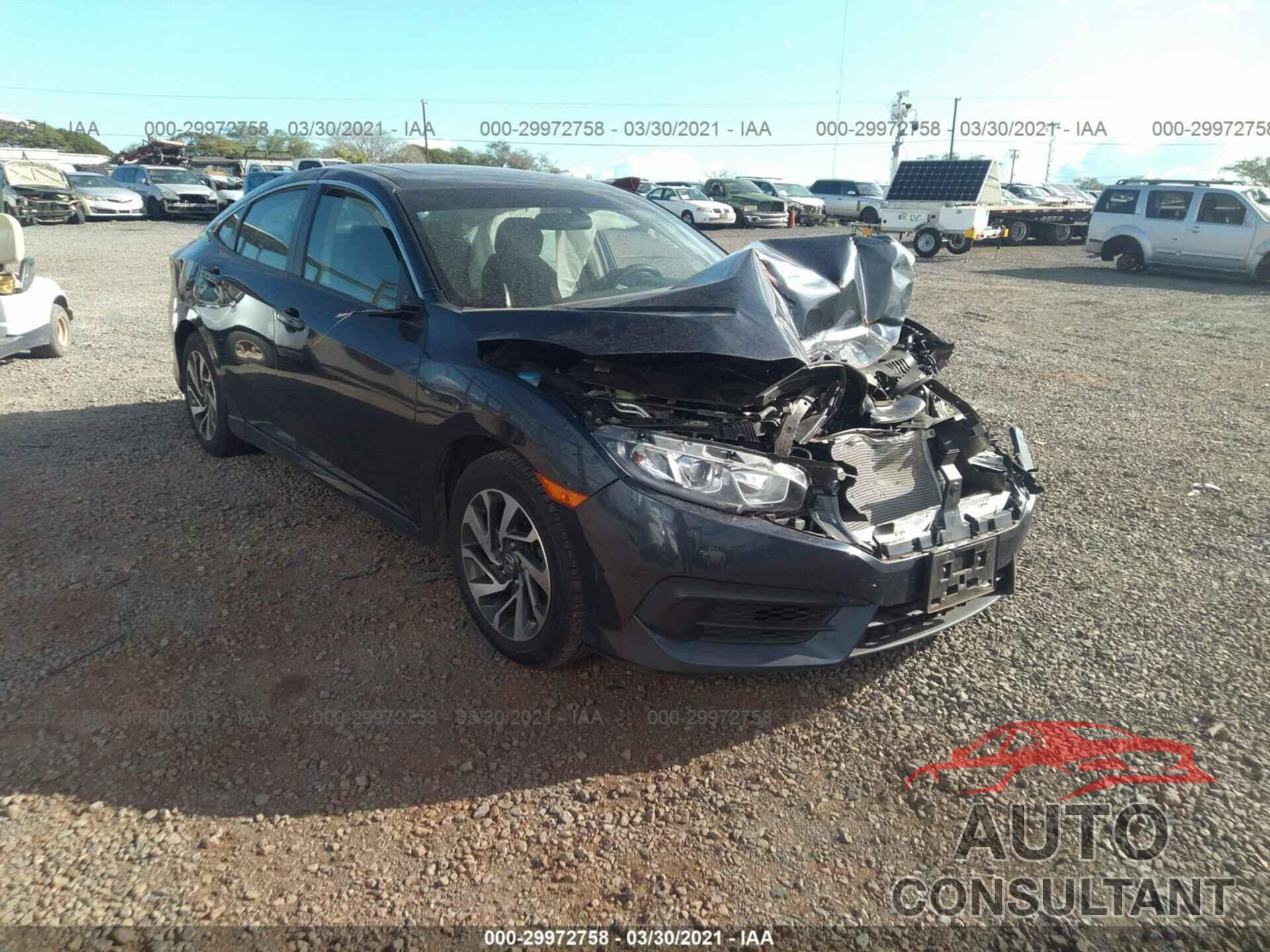 HONDA CIVIC SEDAN 2016 - 19XFC2F72GE078802