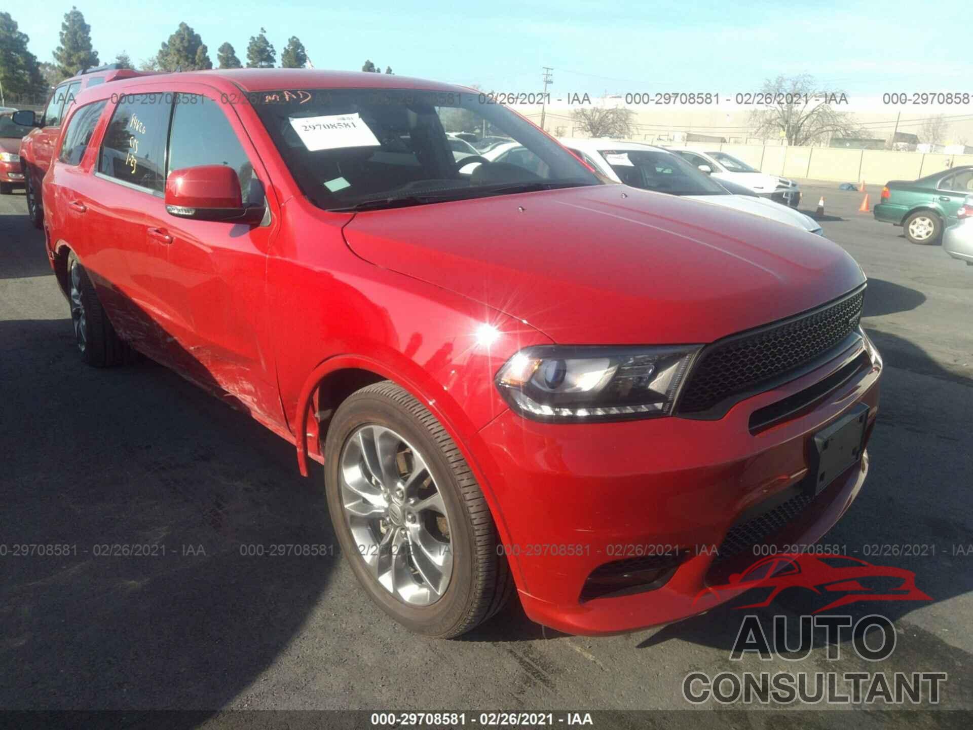 DODGE DURANGO 2019 - 1C4RDJDG3KC744332