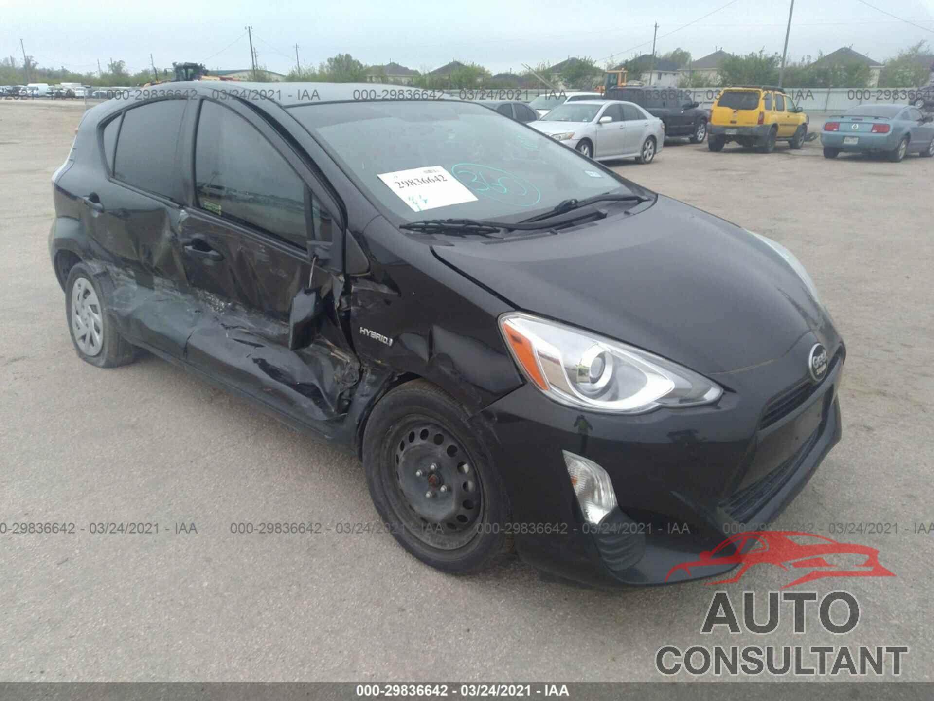 TOYOTA PRIUS C 2016 - JTDKDTB35G1120953