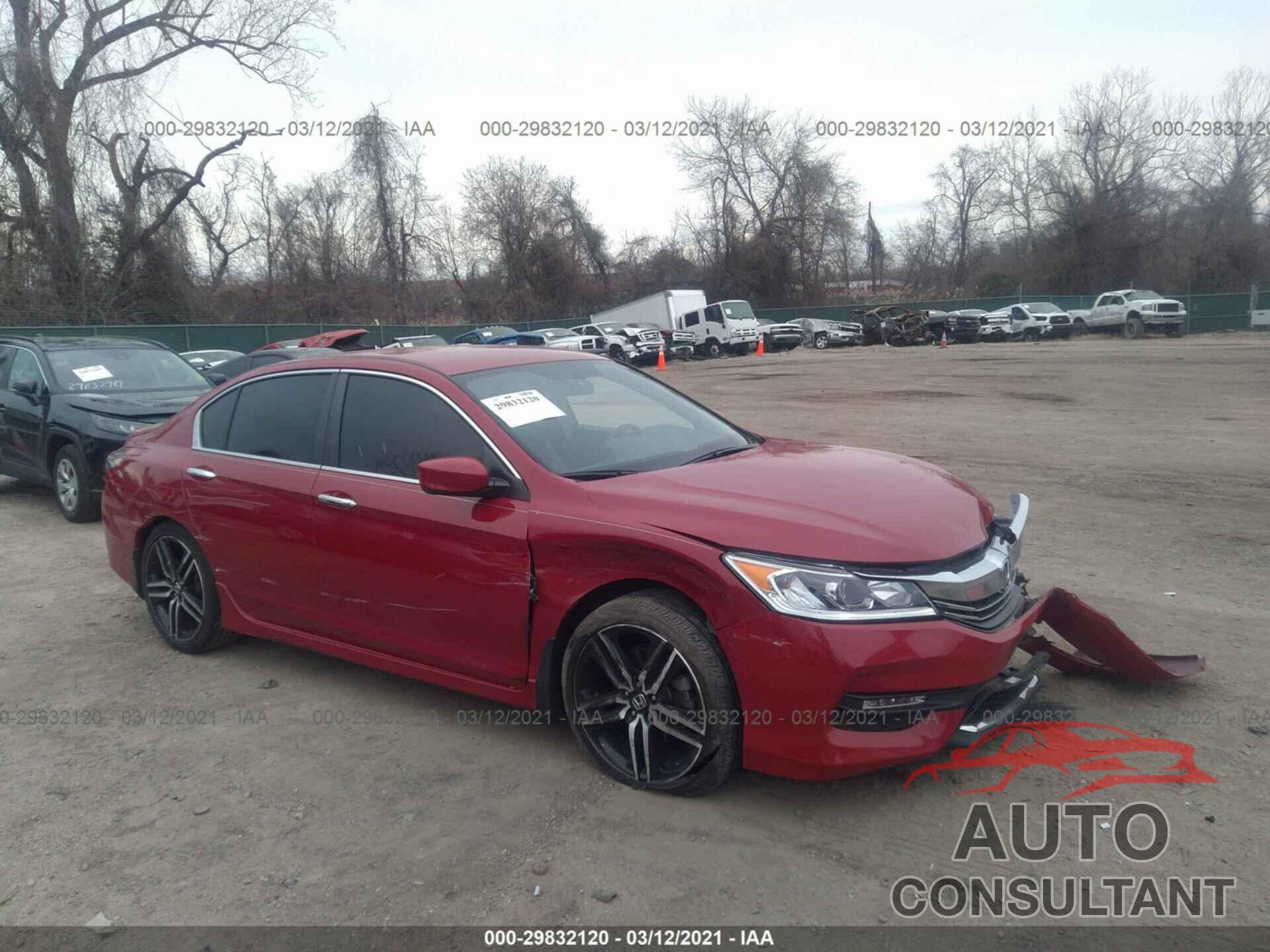 HONDA ACCORD SEDAN 2017 - 1HGCR2F54HA260989
