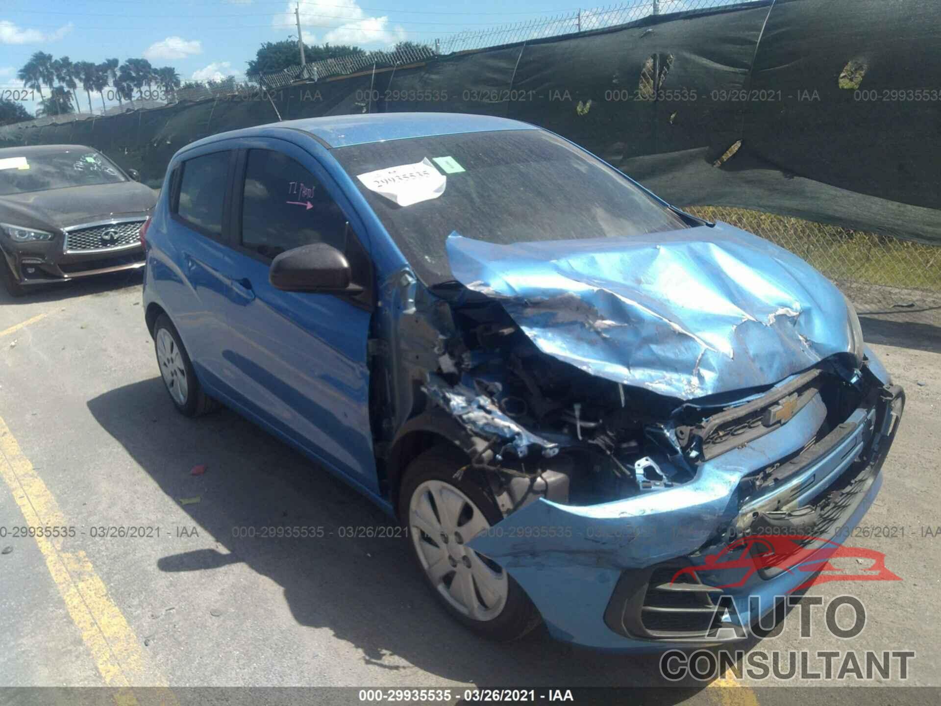 CHEVROLET SPARK 2016 - KL8CB6SA6GC588312