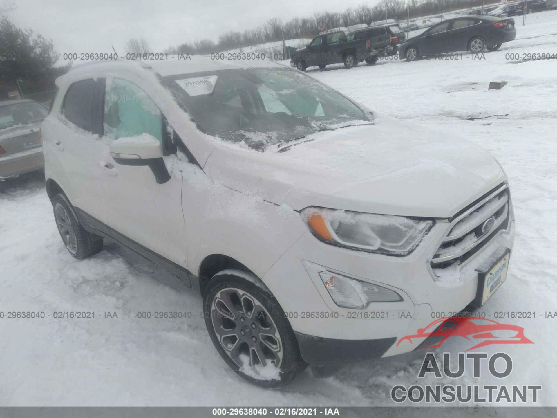 FORD ECOSPORT 2018 - MAJ6P1WL8JC182596