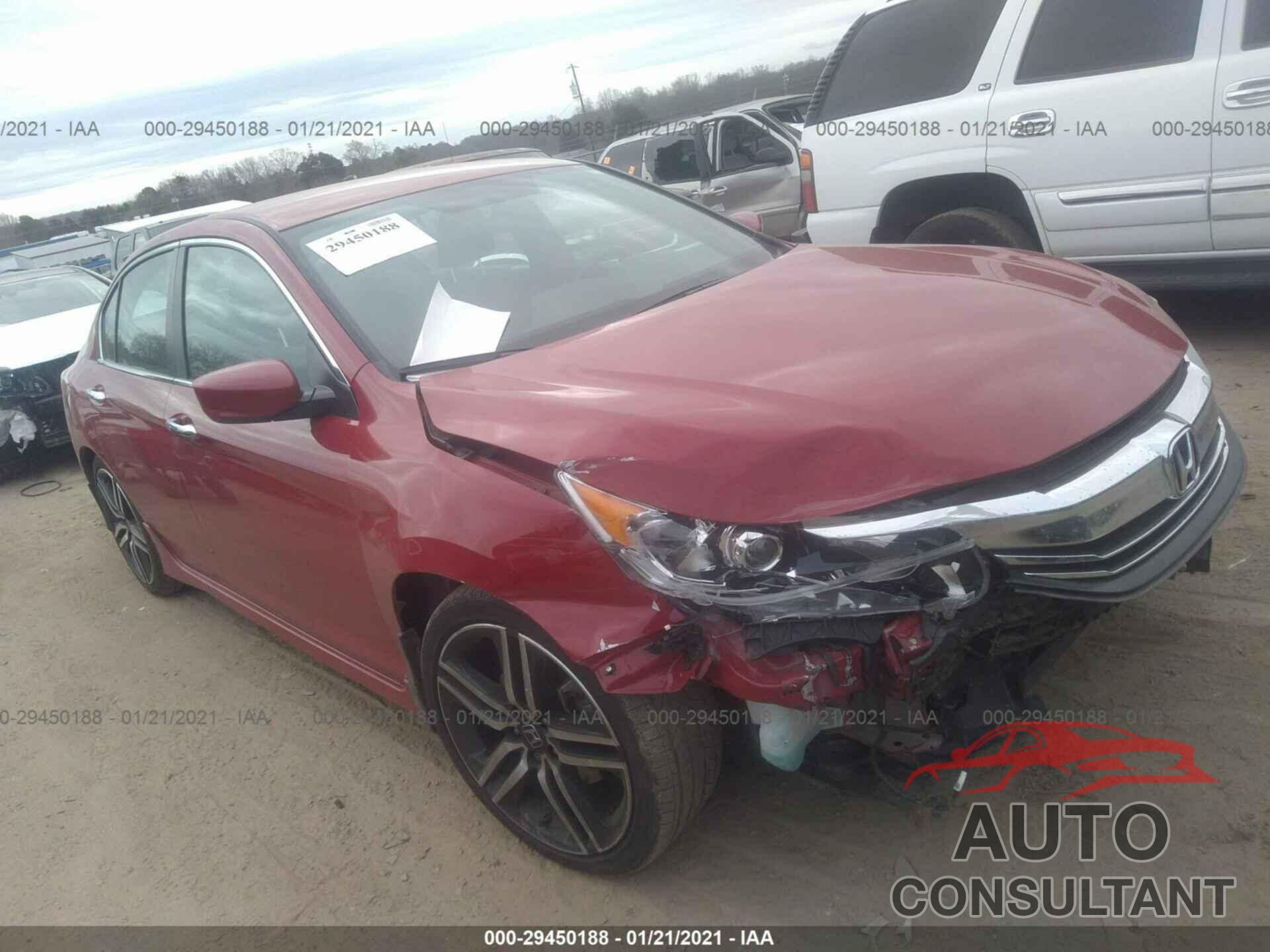 HONDA ACCORD SEDAN 2017 - 1HGCR2F5XHA278347