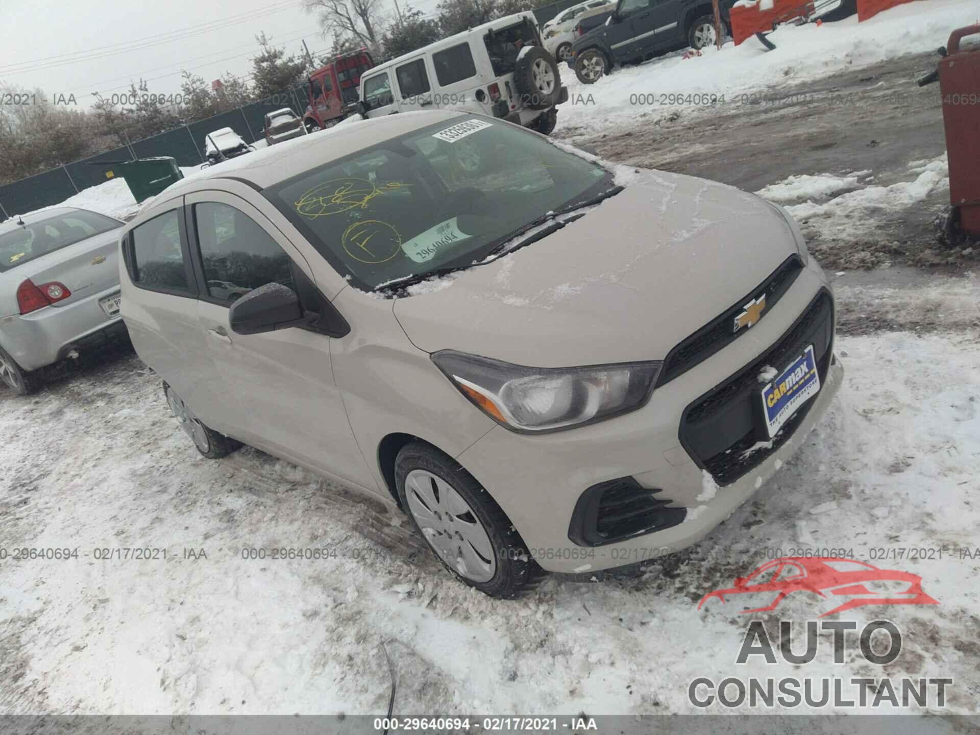 CHEVROLET SPARK 2016 - KL8CB6SA8GC615929