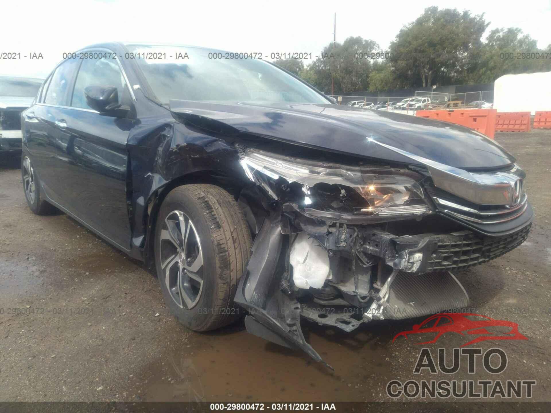 HONDA ACCORD SEDAN 2016 - 1HGCR2F30GA187987