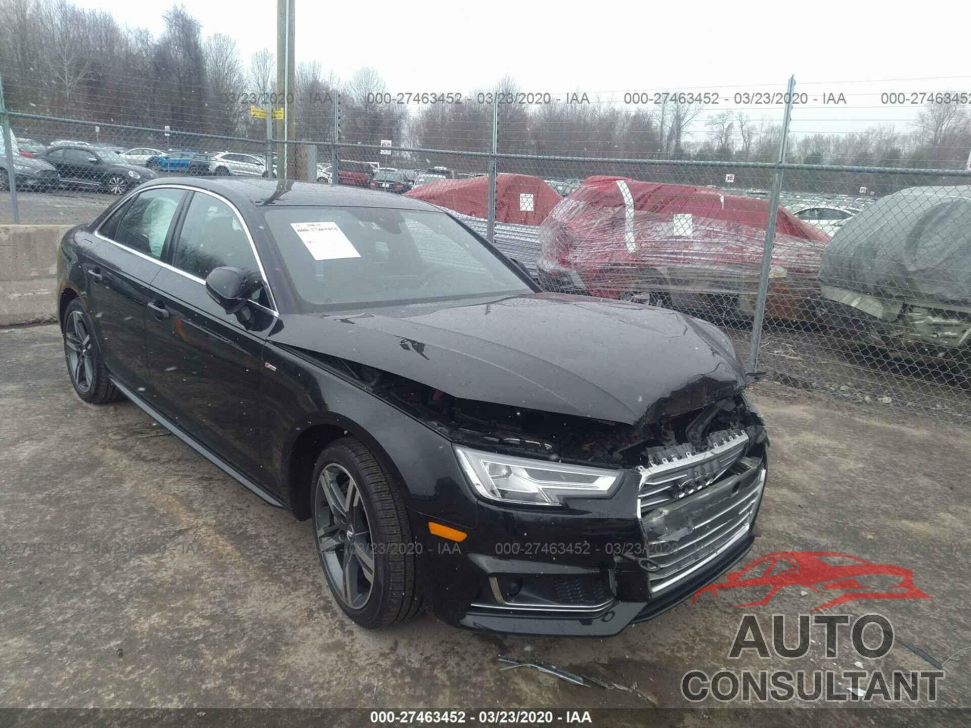 AUDI A4 2017 - WAUFNAF49HN038155