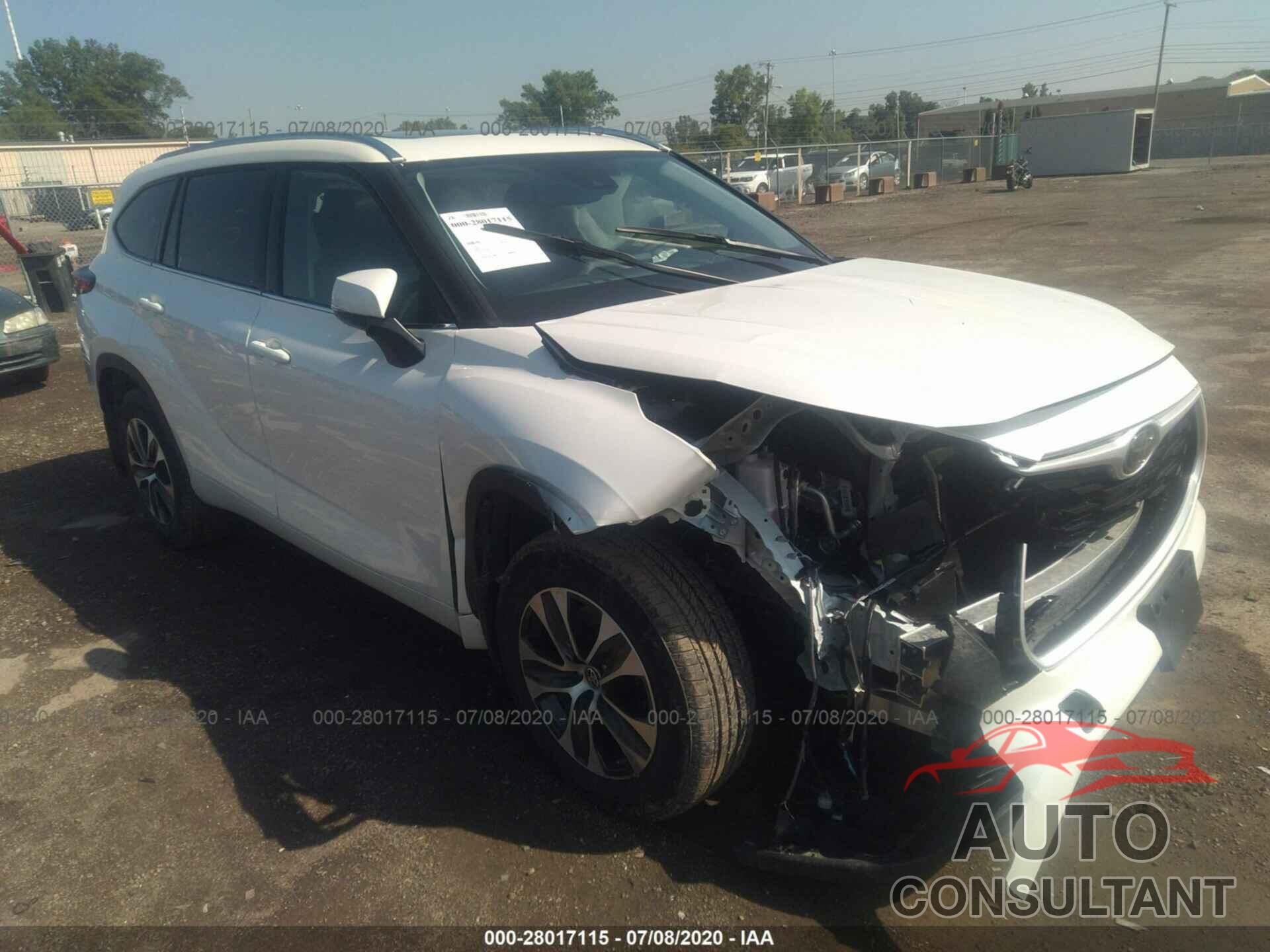 TOYOTA HIGHLANDER 2020 - 5TDHZRBH7LS505860