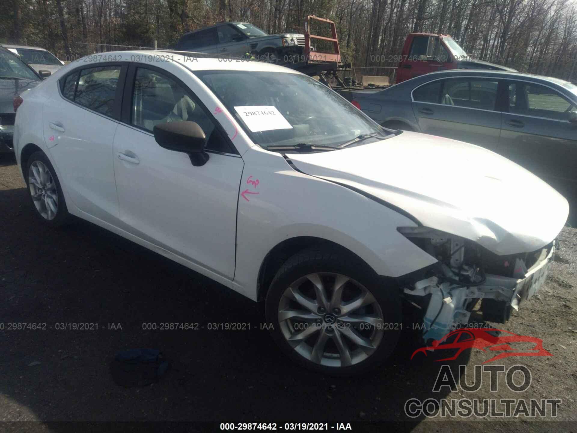 MAZDA MAZDA3 2016 - JM1BM1X38G1295176