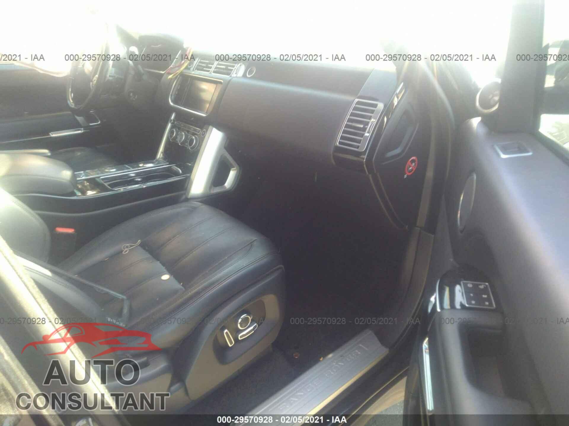 LAND ROVER RANGE ROVER 2016 - SALGS2VFXGA255172