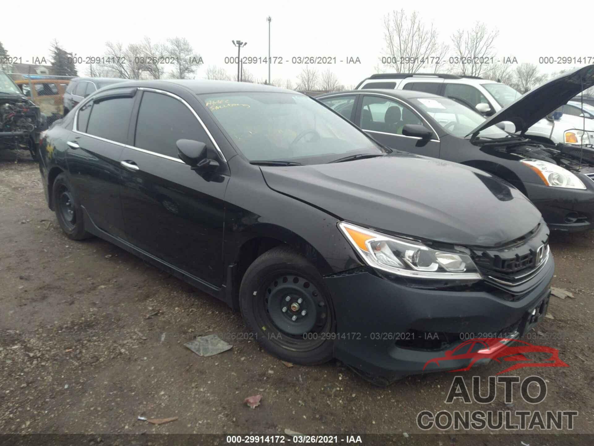 HONDA ACCORD SEDAN 2017 - 1HGCR2F55HA082705