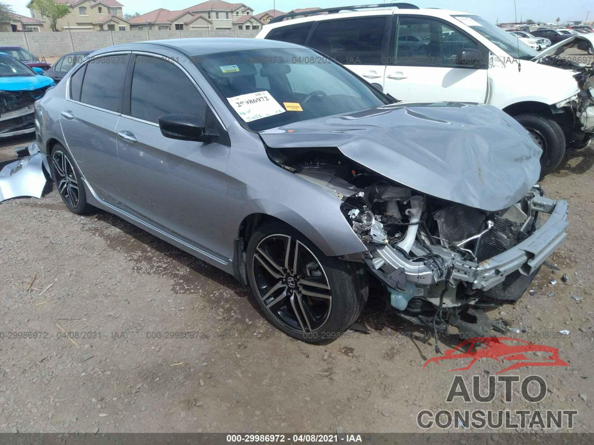 HONDA ACCORD SEDAN 2017 - 1HGCR2F5XHA281250