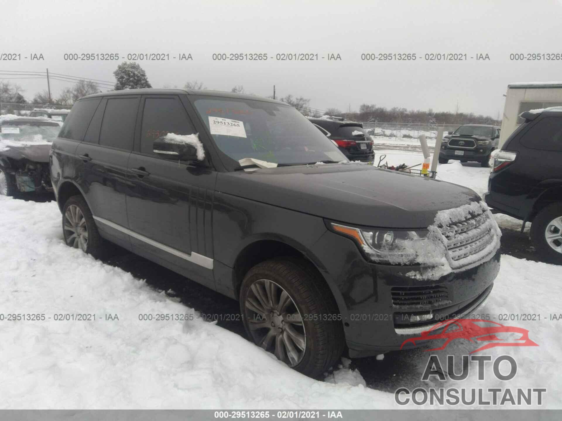 LAND ROVER RANGE ROVER 2016 - SALGS2EF5GA271814