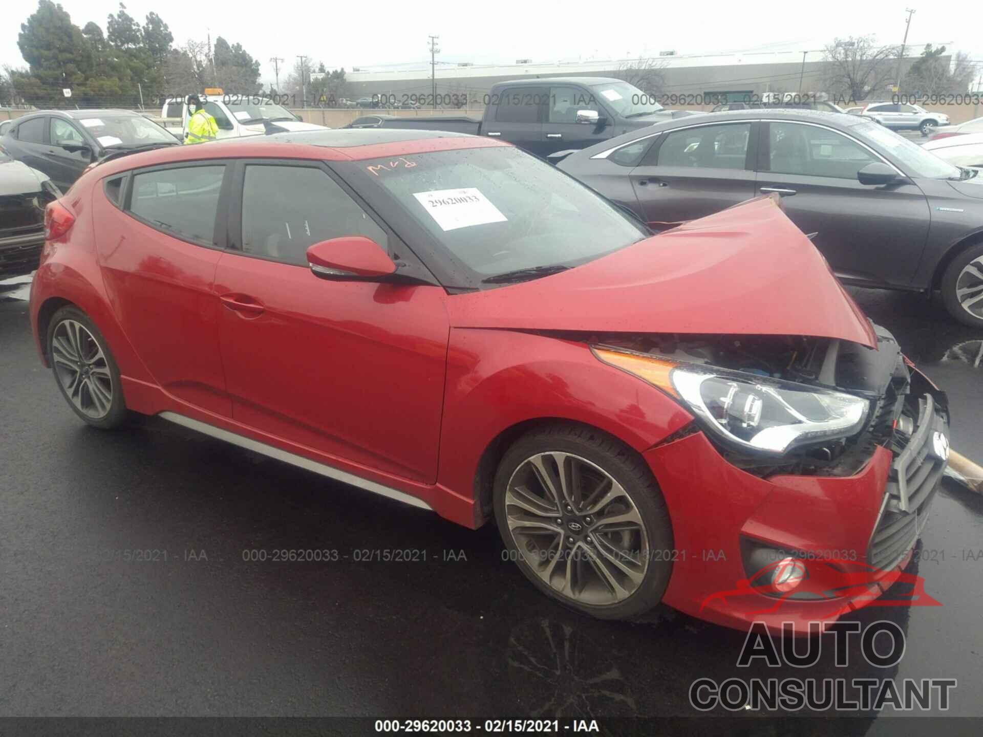 HYUNDAI VELOSTER 2016 - KMHTC6AE9GU296121