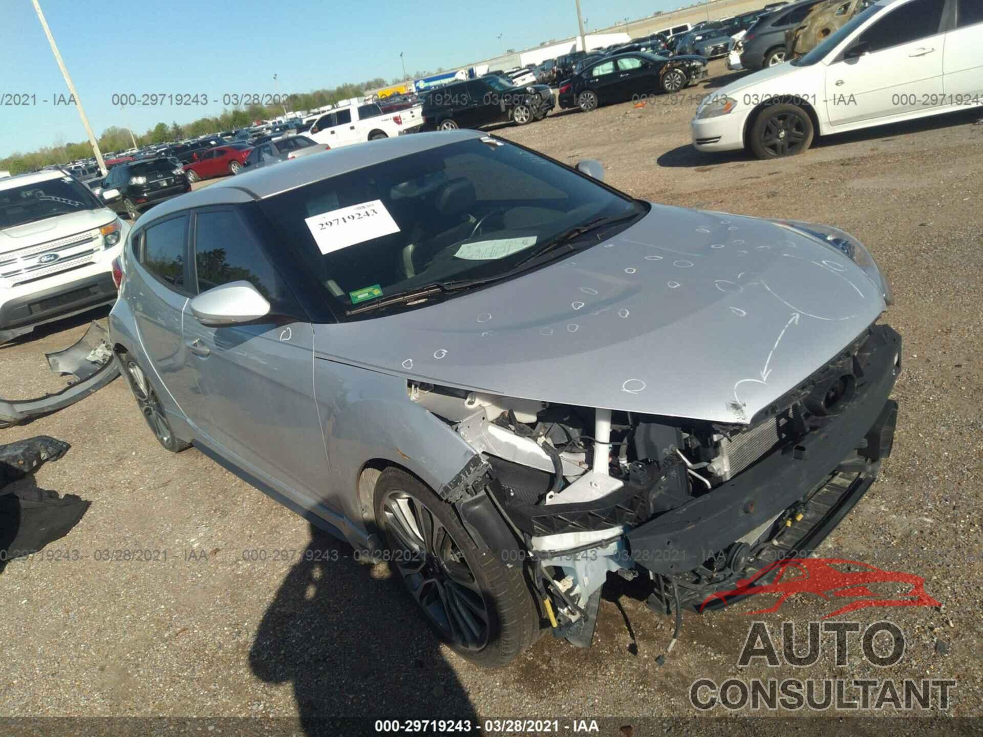 HYUNDAI VELOSTER 2016 - KMHTC6AE2GU291567