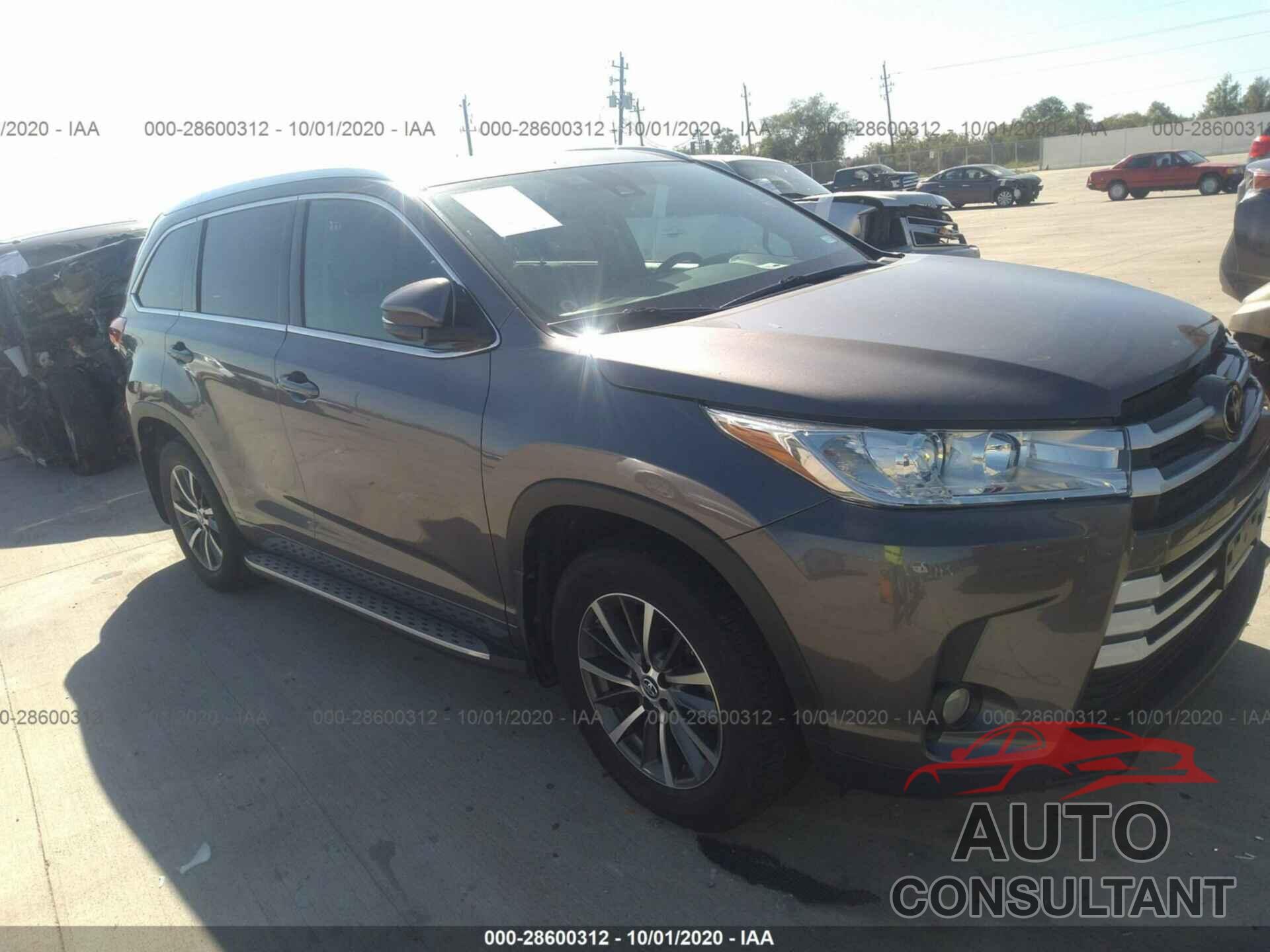 TOYOTA HIGHLANDER 2017 - 5TDKZRFHXHS523194