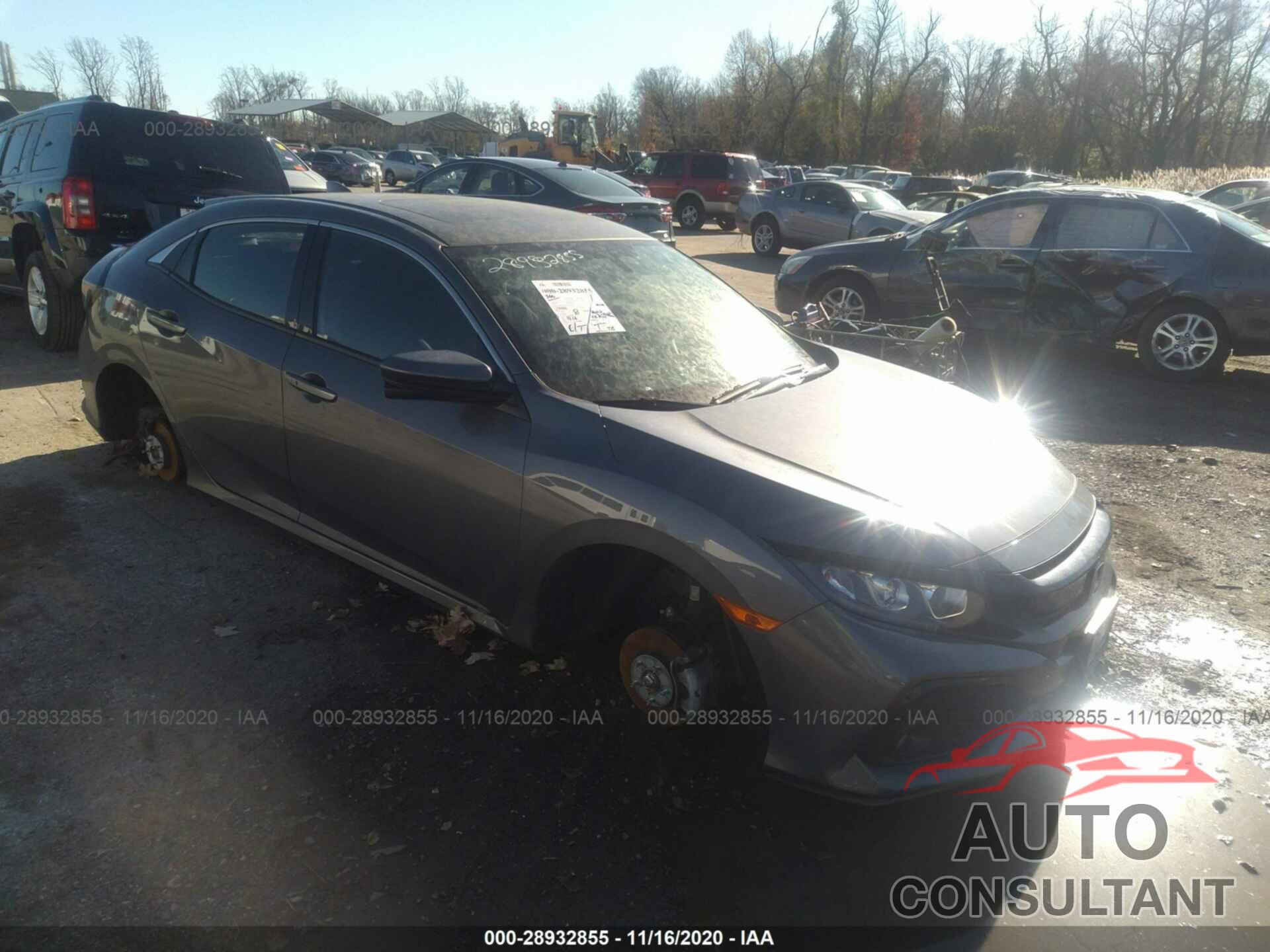 HONDA CIVIC HATCHBACK 2018 - SHHFK7H53JU425789