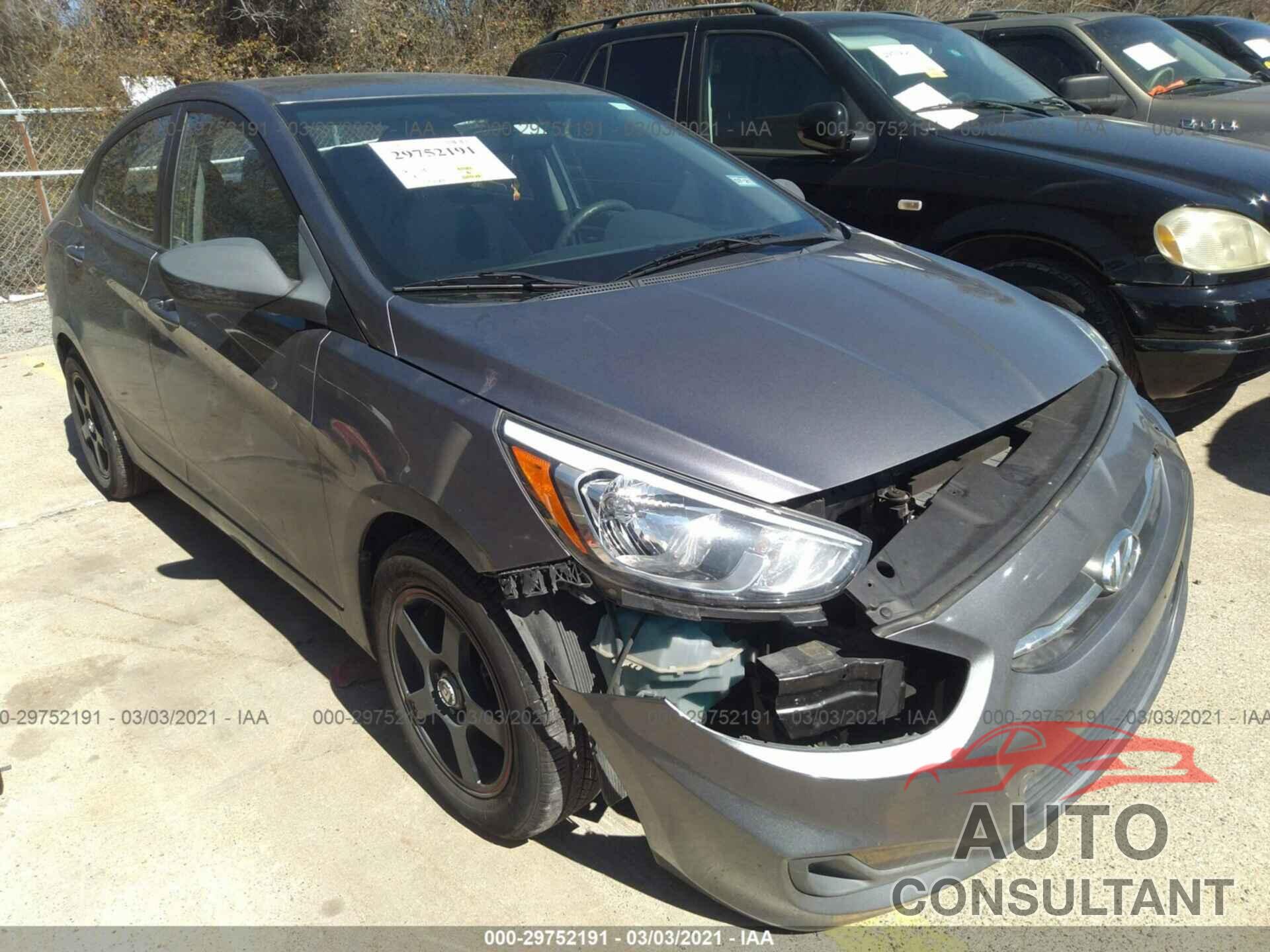 HYUNDAI ACCENT 2016 - KMHCT4AE6GU963652