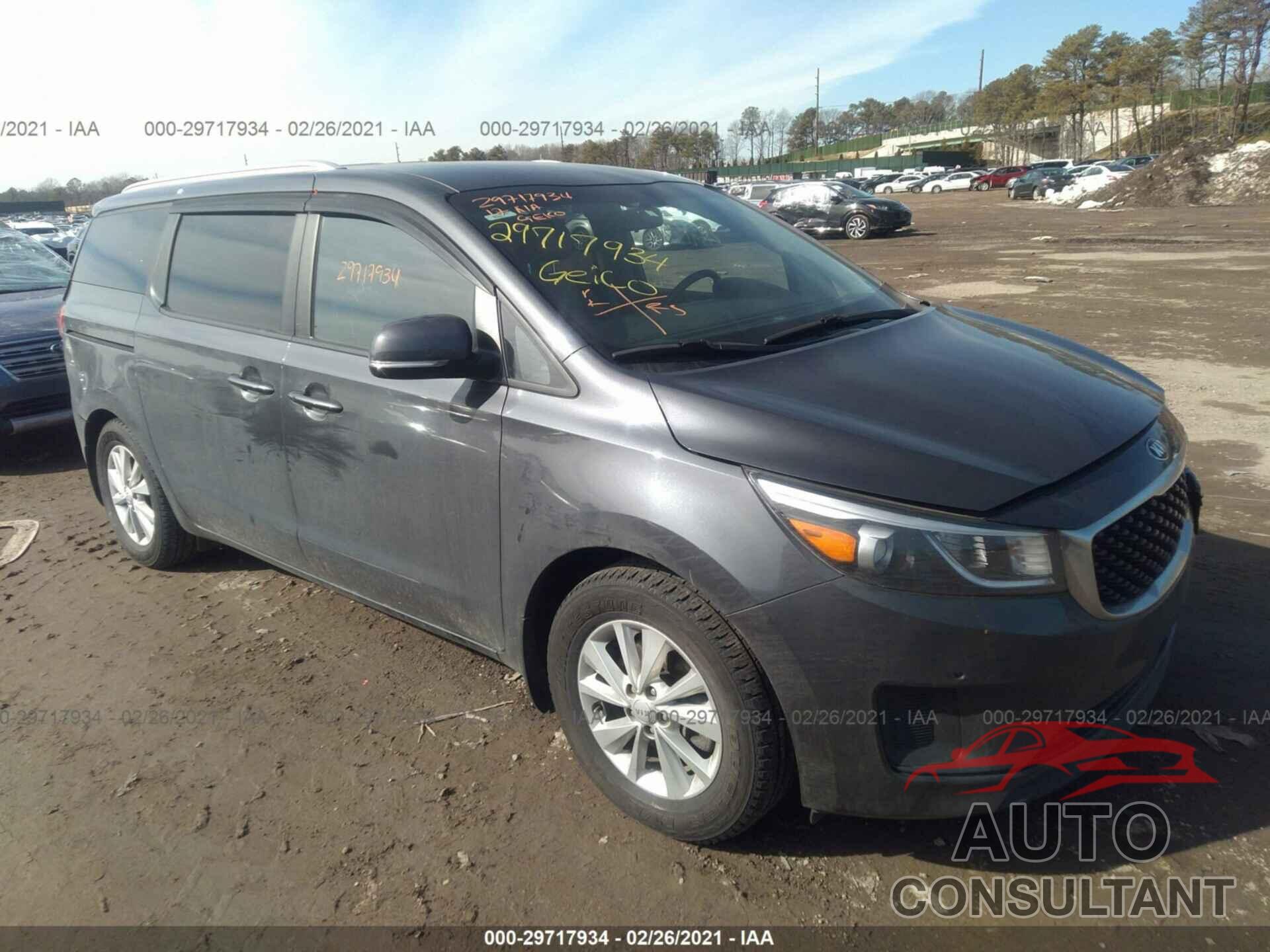 KIA SEDONA 2017 - KNDMB5C12H6253925