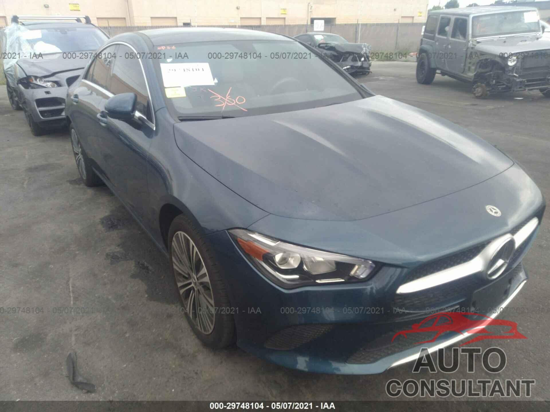 MERCEDES-BENZ CLA 2021 - W1K5J4GB5MN178082